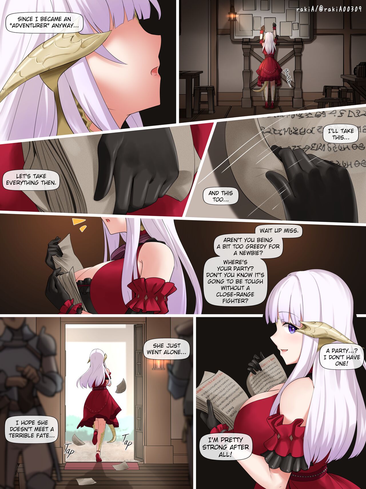 Lilith-chan  ga Fantasy-fuu Sekai de Boukensha Gokko | Lilith-chan  as an Adventurer in a Fantasy-Like World page 1 full