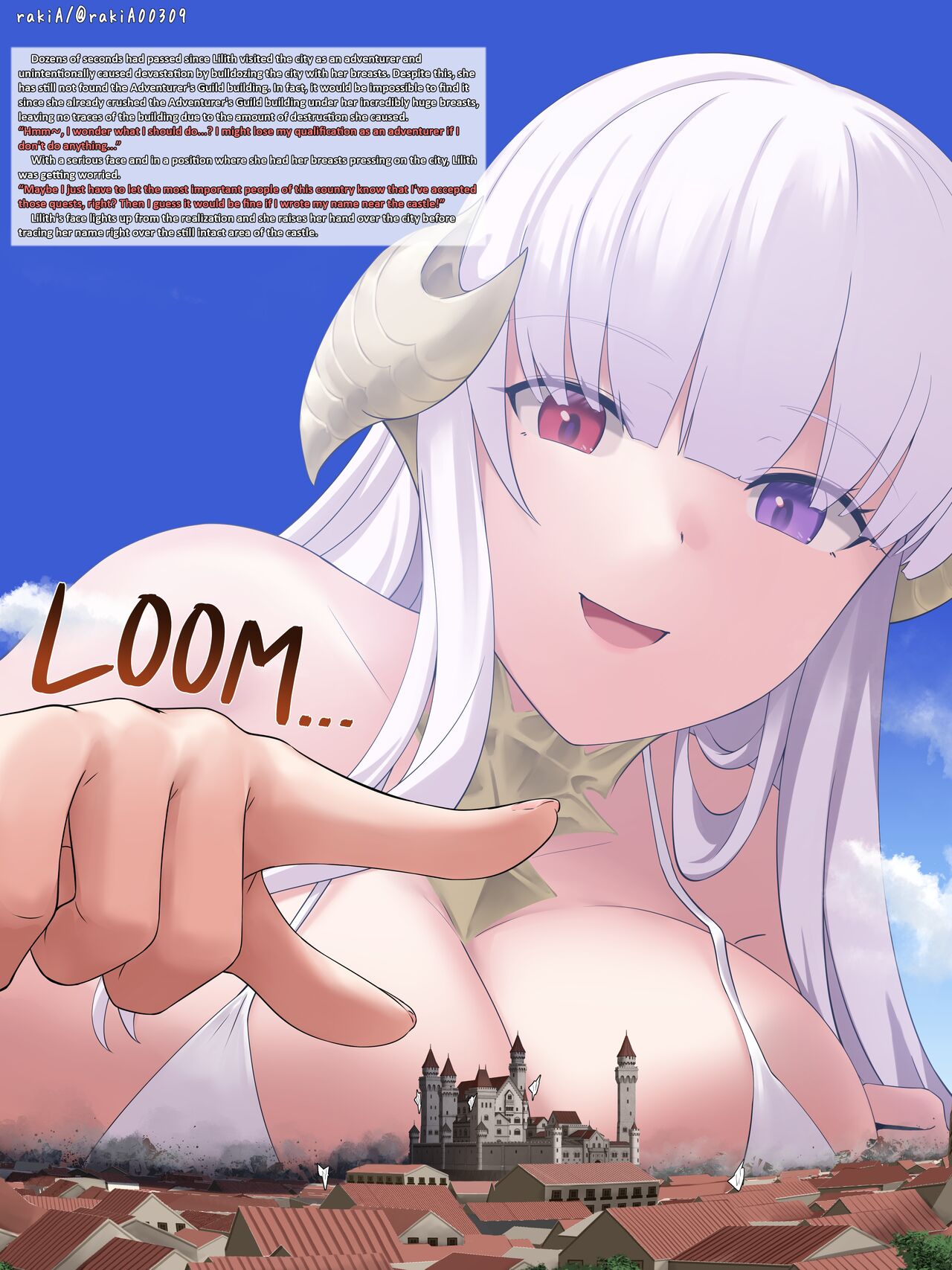 Lilith-chan  ga Fantasy-fuu Sekai de Boukensha Gokko | Lilith-chan  as an Adventurer in a Fantasy-Like World page 4 full