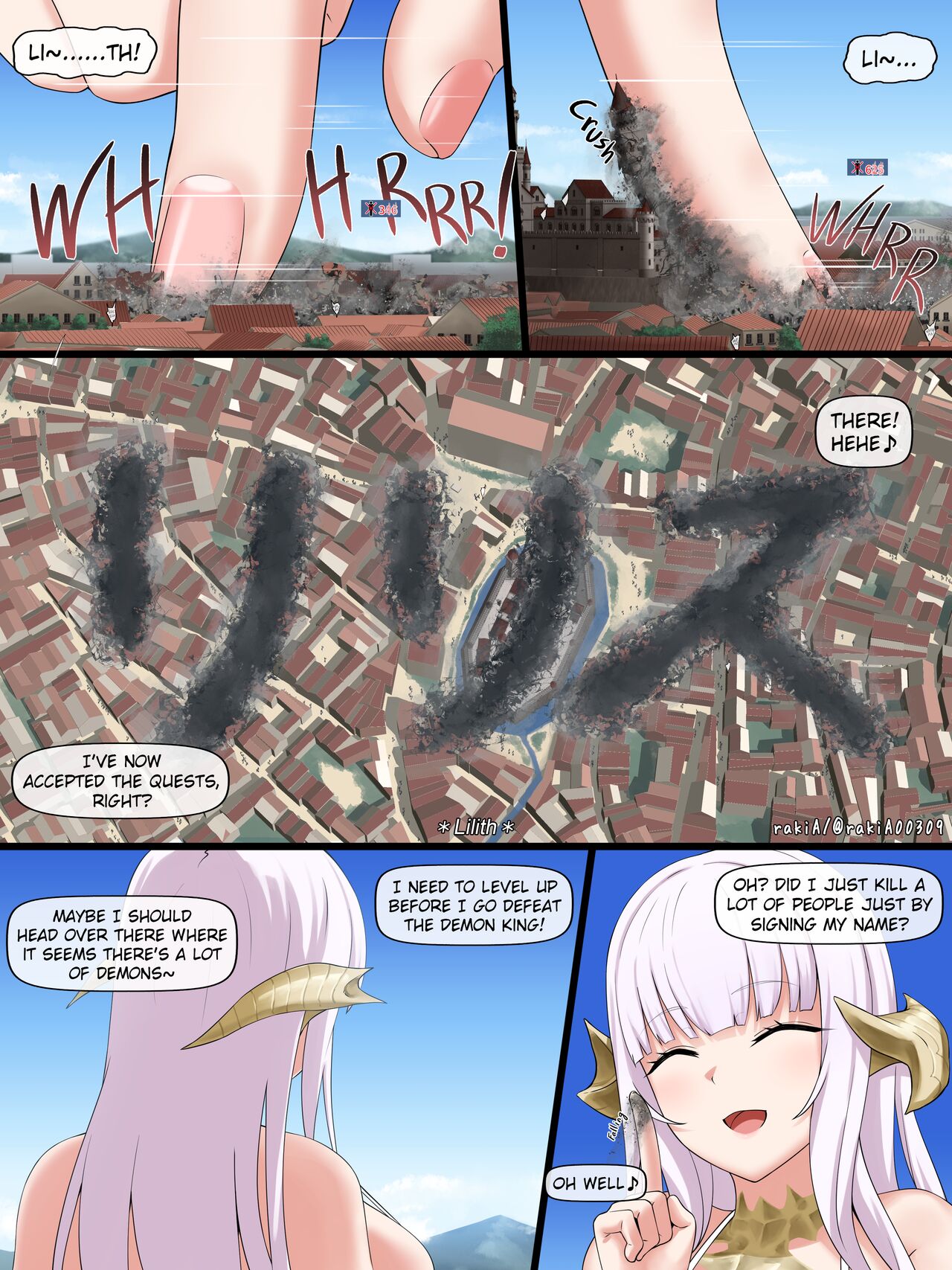 Lilith-chan  ga Fantasy-fuu Sekai de Boukensha Gokko | Lilith-chan  as an Adventurer in a Fantasy-Like World page 5 full