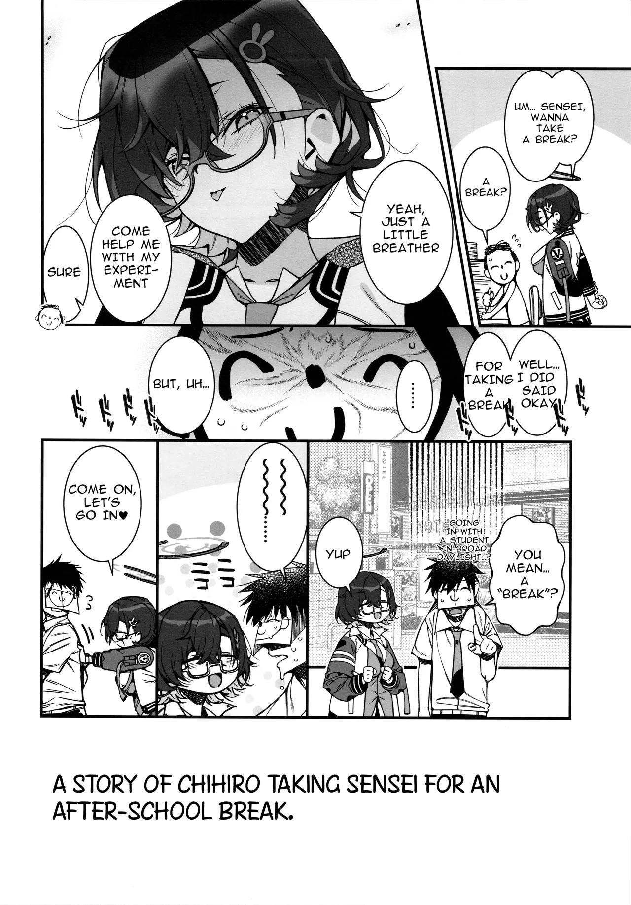 Chihiro ga Sensei wo, Houkago no Gokyu-kei ni Turekomu Hanasi. page 4 full
