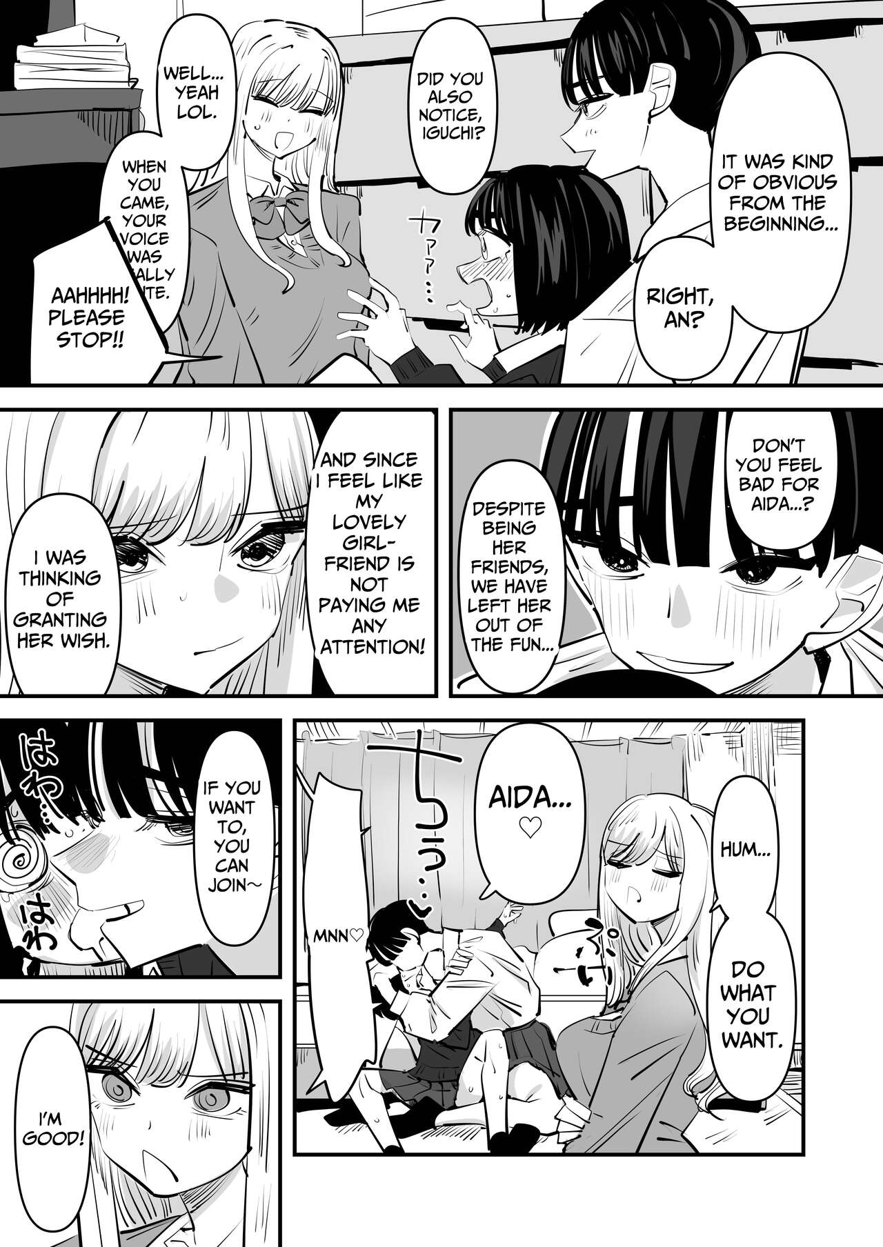 Yuri SEX nomani Hasama chatta Hanash | The Story Of How I Was Trapped In The Middle of Lesbian Sex page 8 full