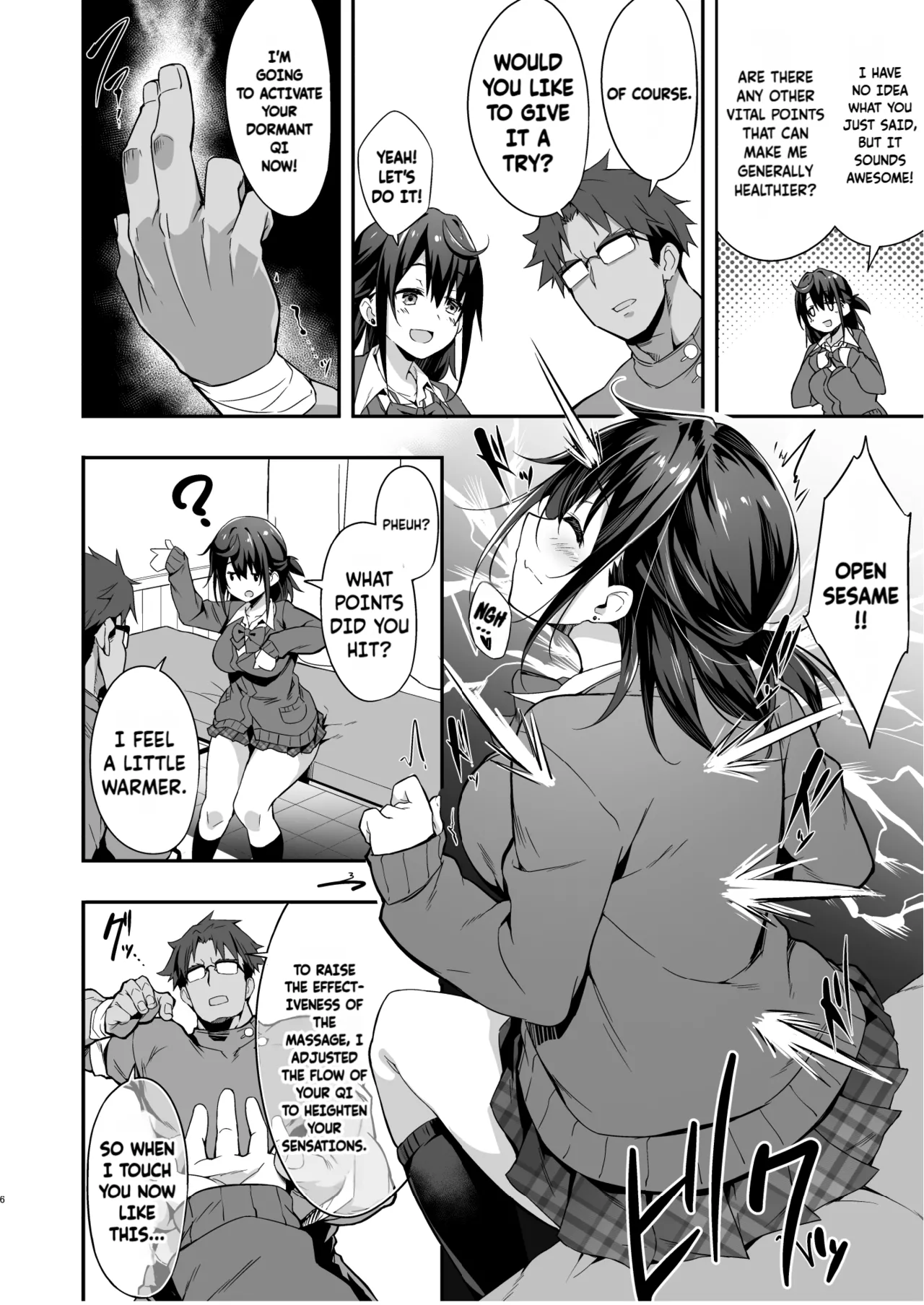 Hikou Seitai de Seikando MAX Shijutsu Sarechau JK | A highschool girl's erogenous zones get turned up to max by acupressure. page 7 full