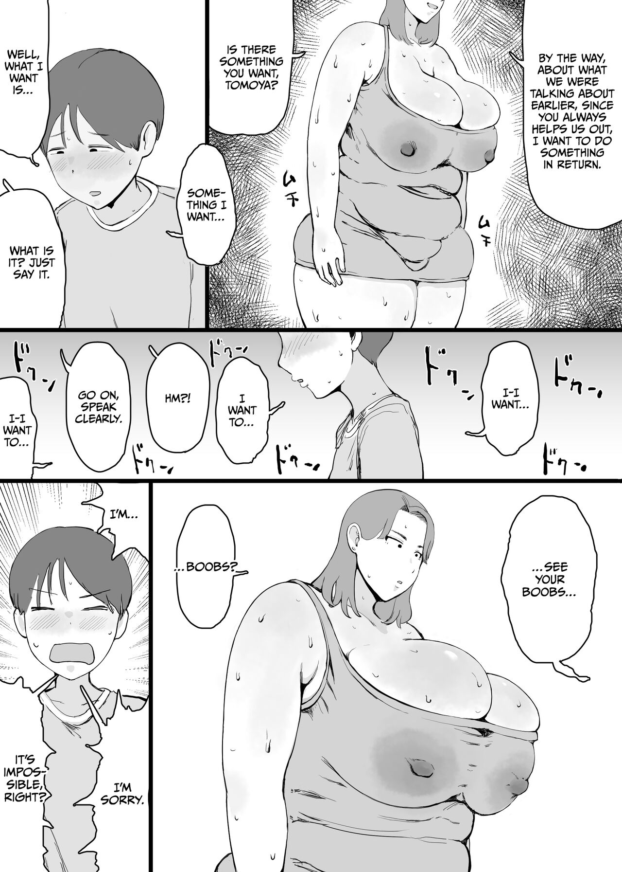 Tomodachi no Okaa-san ni "Oppai o Mitai" to Onegai Shitara... page 6 full