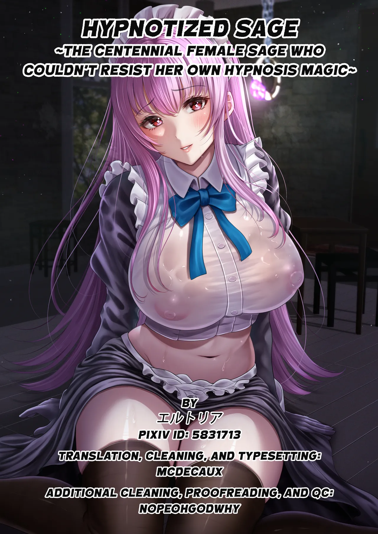 Hypnotized Sage ~The centennial female sage who couldn’t resist her own hypnosis magic~ page 1 full