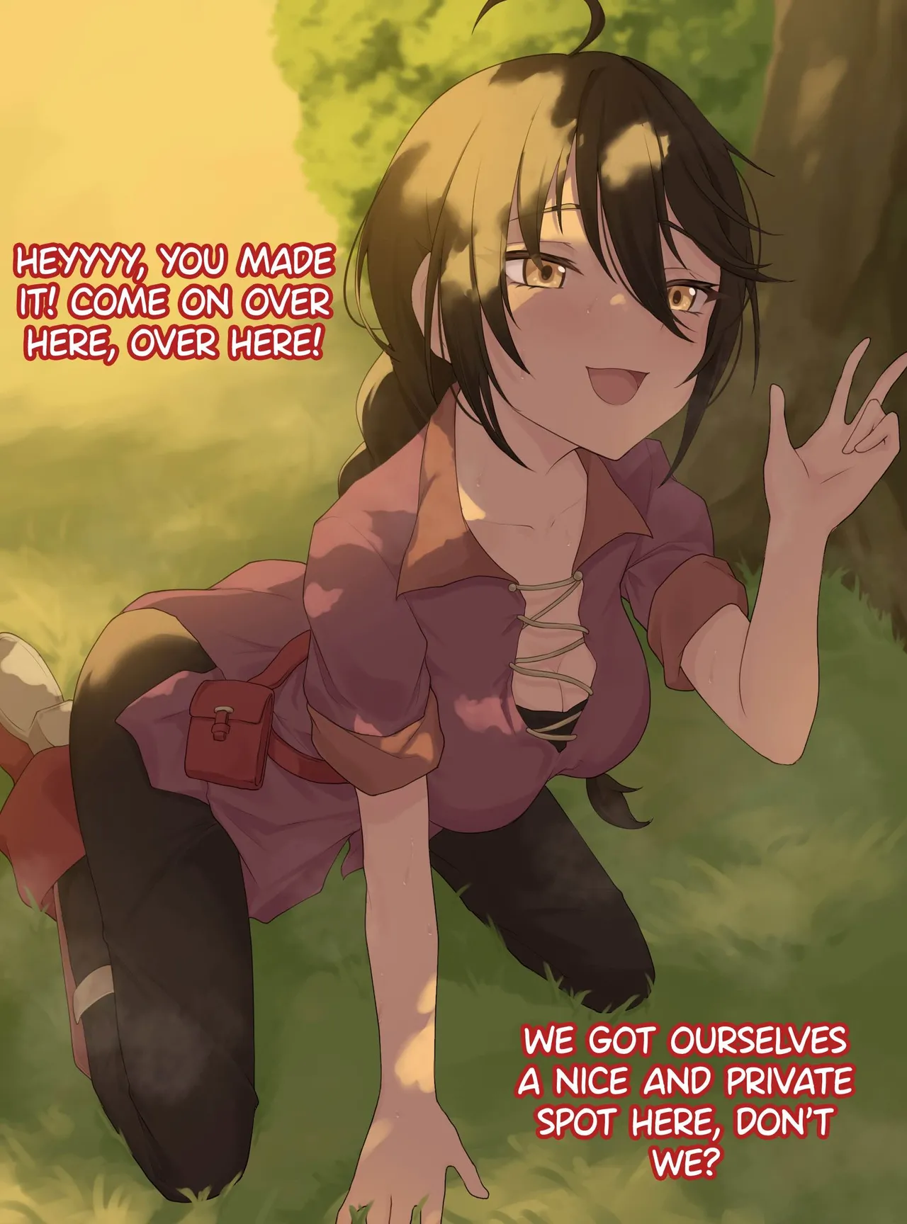 Secret Meeting with the village girl page 1 full