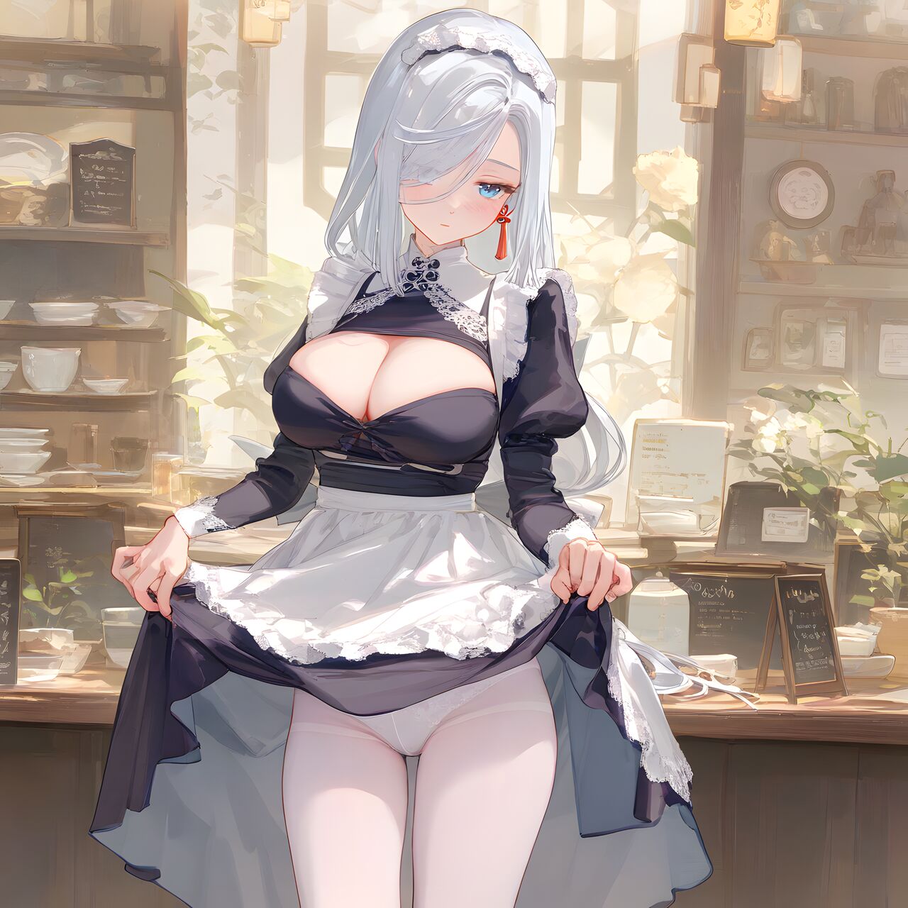 Maid uniform shenhe page 7 full