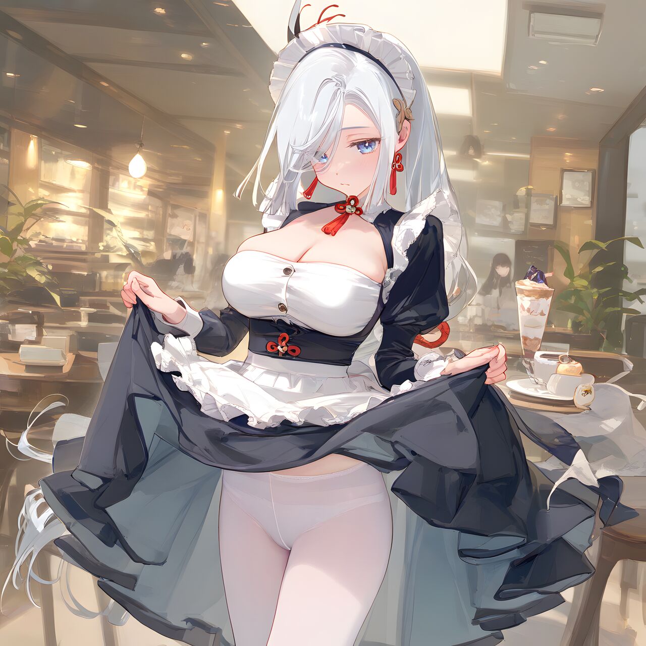 Maid uniform shenhe page 8 full