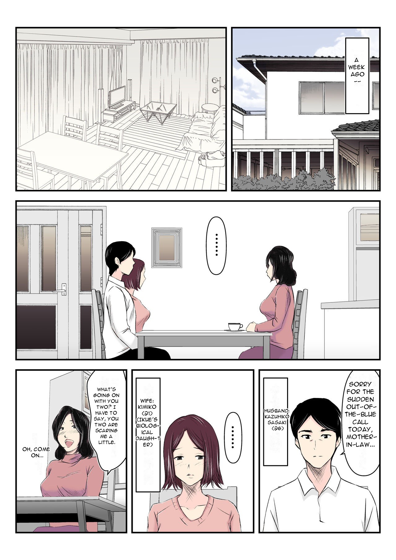 Dairi Shussan o Onegai Sare, Musume no Otto o Netotte Shimatta Inbo - A Lewd Mother who was Asked to be a Surrogate for Her Daughter and Ended up Sleeping with... page 4 full