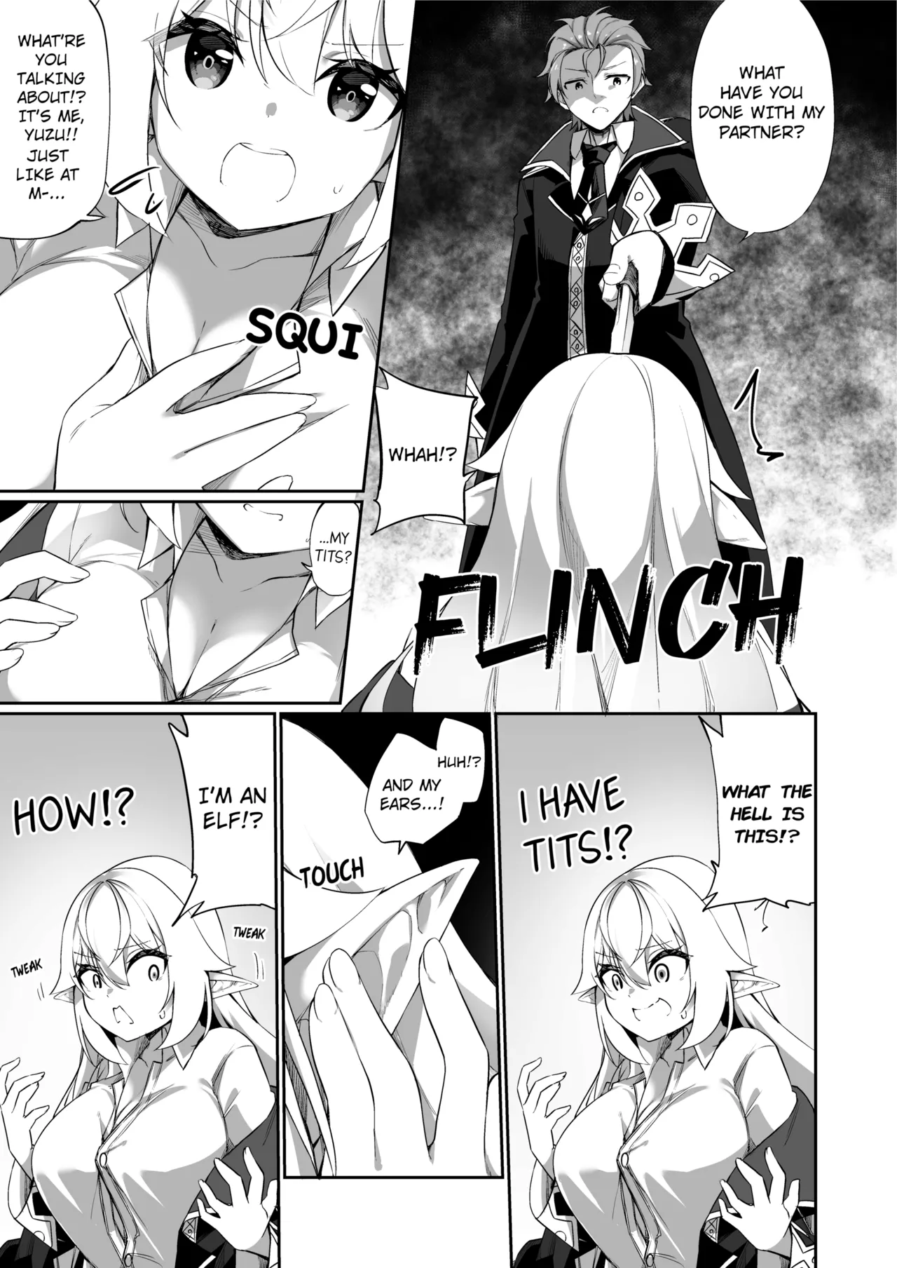 ♂ Boukensha-san ga ♀ Elf ni Sarete Shinyuu to Musubareru Hanashi | The Bonding Tale of ♂Adventurer-turned-♀Elf and Her Comrade page 4 full