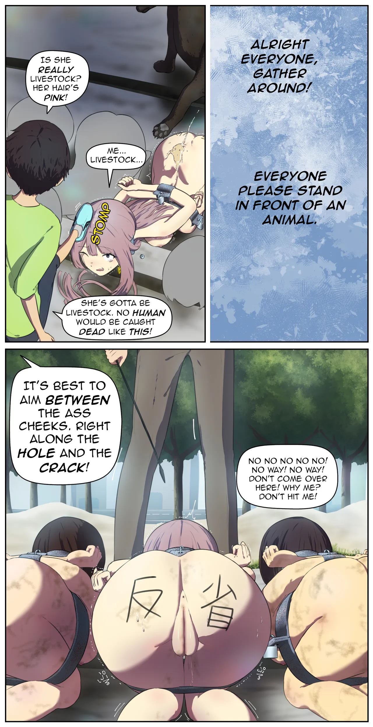 A life in the barn as punishment for a delinquent girl who has been spoiled until now page 8 full