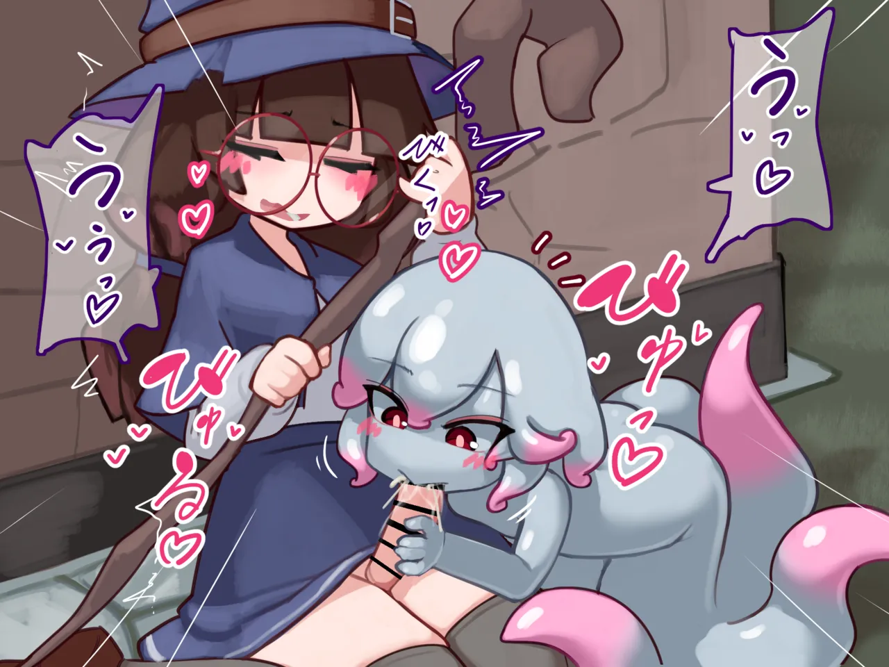 ふたなり魔女見習いがスキュラ娘と爛れた生活を送る話 page 9 full