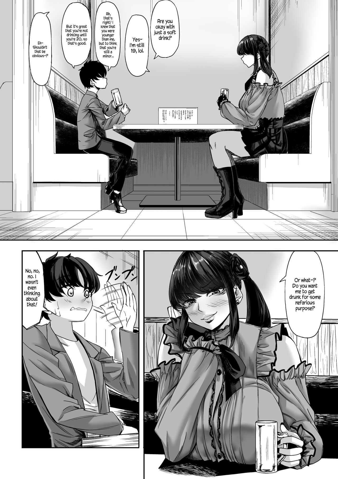 211cm no Jirai-kei Joshi ni Nerawarete Mou Nigerarenai | A 211cm Tall Jirai-kei Girl Has Her Eyes on Me, and I Can't Escape♡ page 7 full