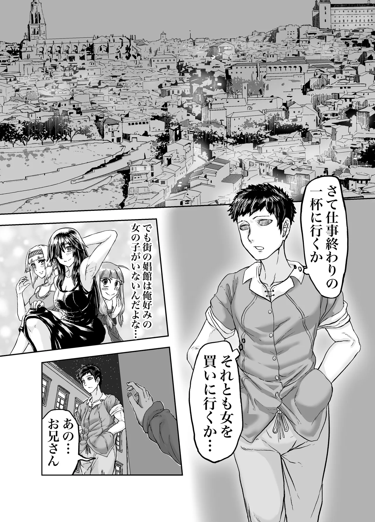 風呂嫌いな地味顔エルフの娼婦を騙して嫁にする page 3 full