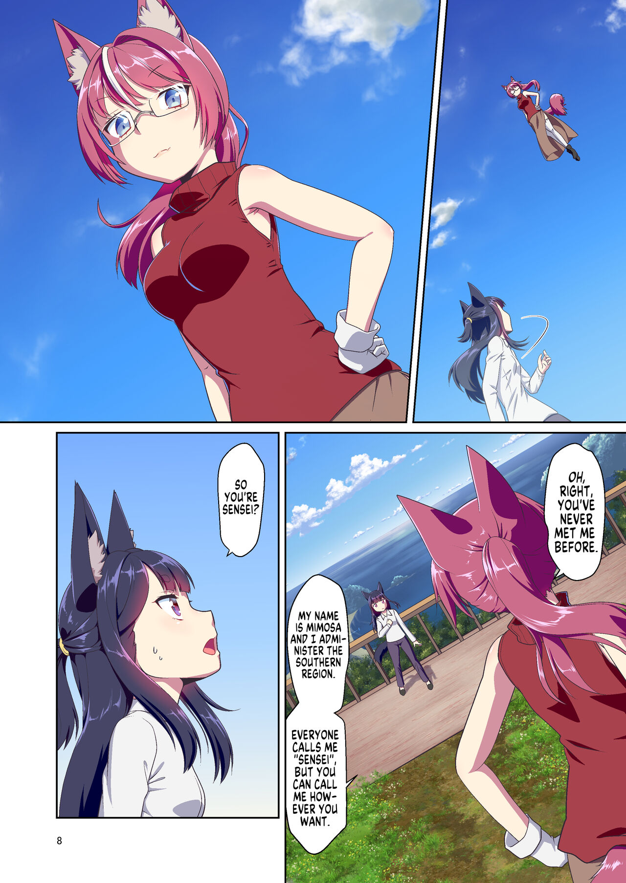 Me ga Sametara Kemomimi Shoujo ni Natteita Ohanashi 2 | How I Woke Up as a Girl With Animal Ears Pt.2 page 8 full