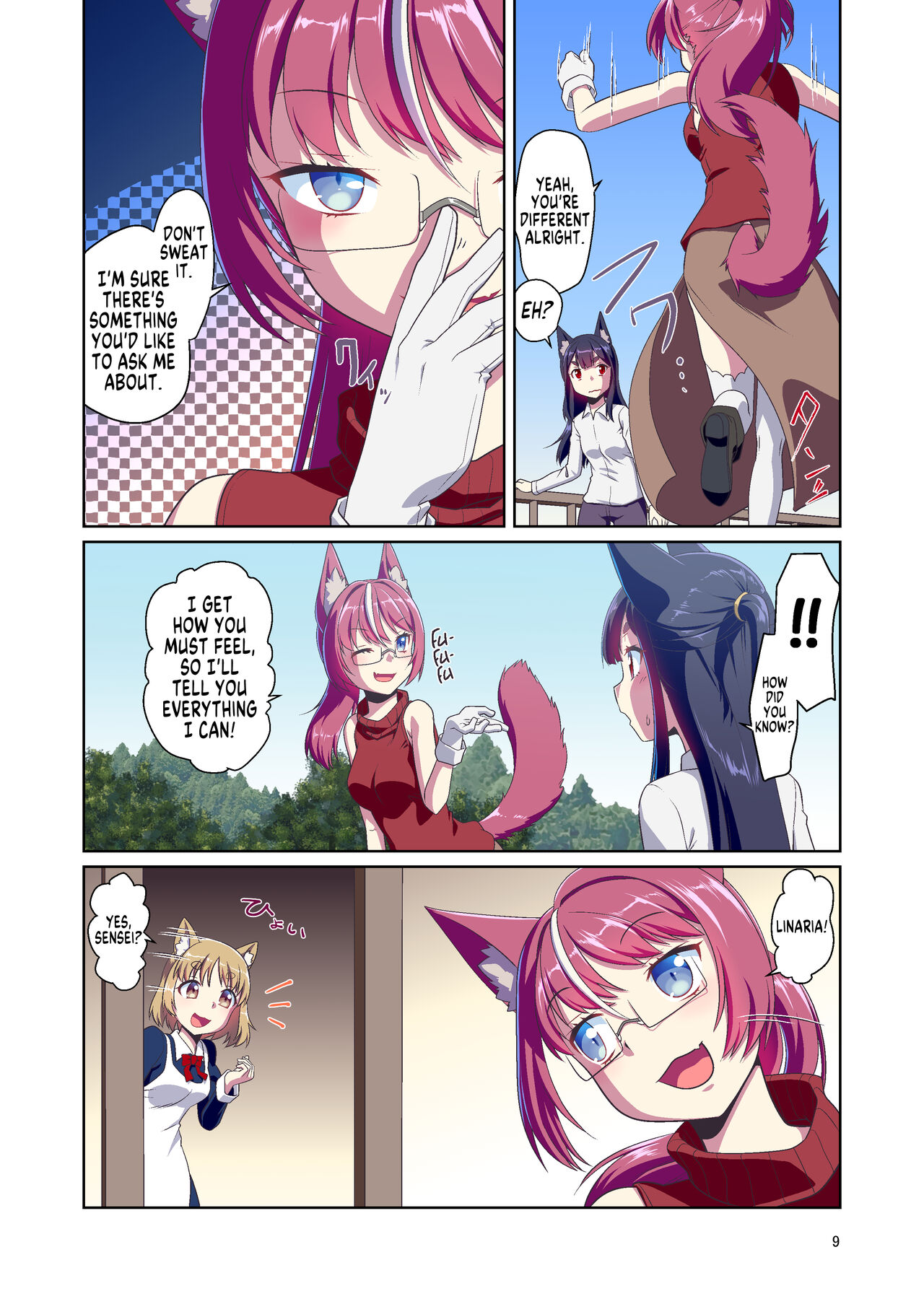 Me ga Sametara Kemomimi Shoujo ni Natteita Ohanashi 2 | How I Woke Up as a Girl With Animal Ears Pt.2 page 9 full