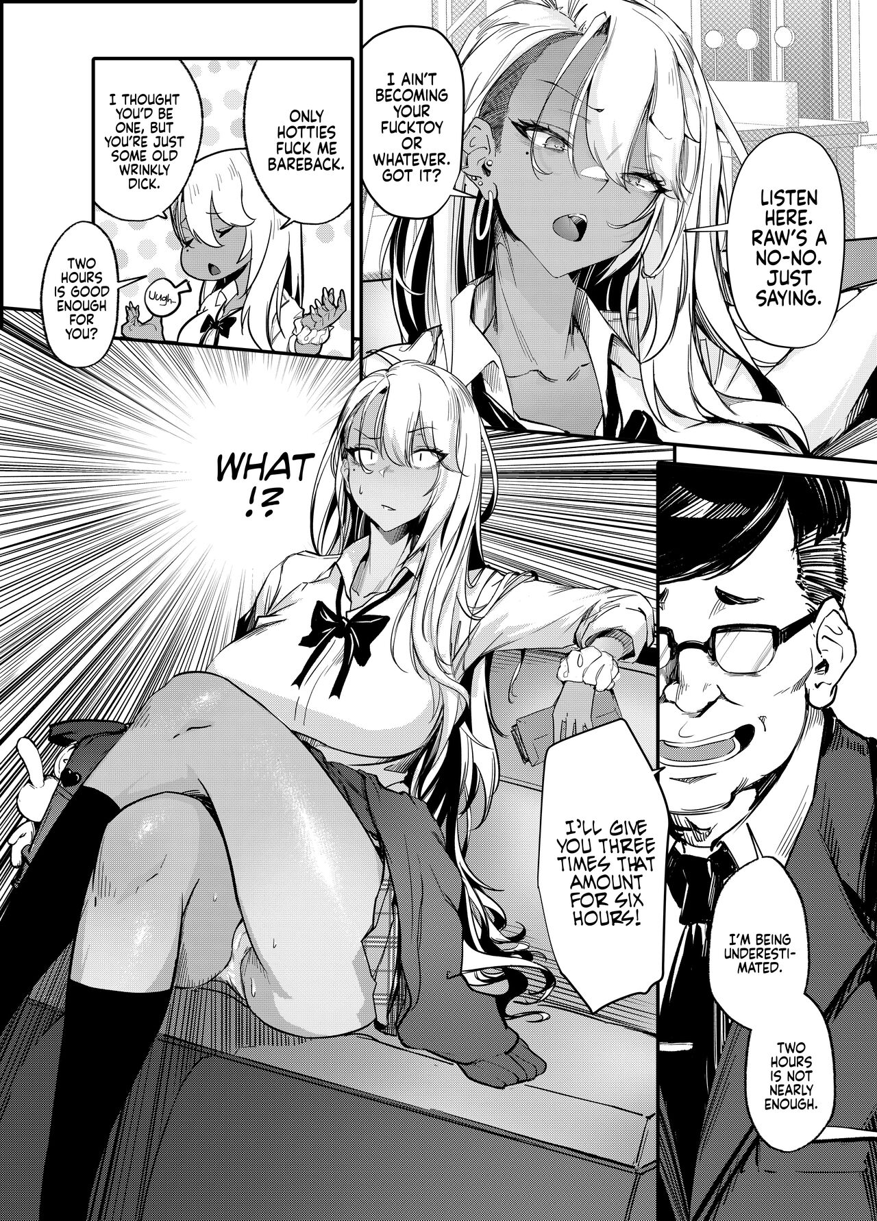 Namaiki JK ga Wakaraserareru Hon | Putting a Cheeky Gyaru in Her Place page 10 full
