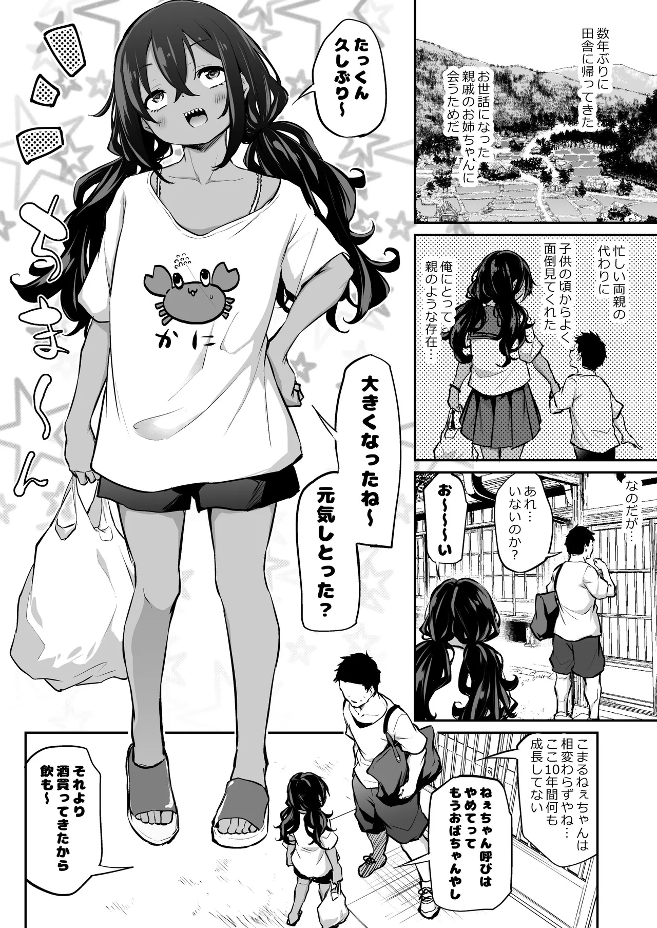 Sunen-buri ni Saikai Shita Shinseki no Onesan ga Nani mo Seicho Shite Nakatta Ken page 1 full