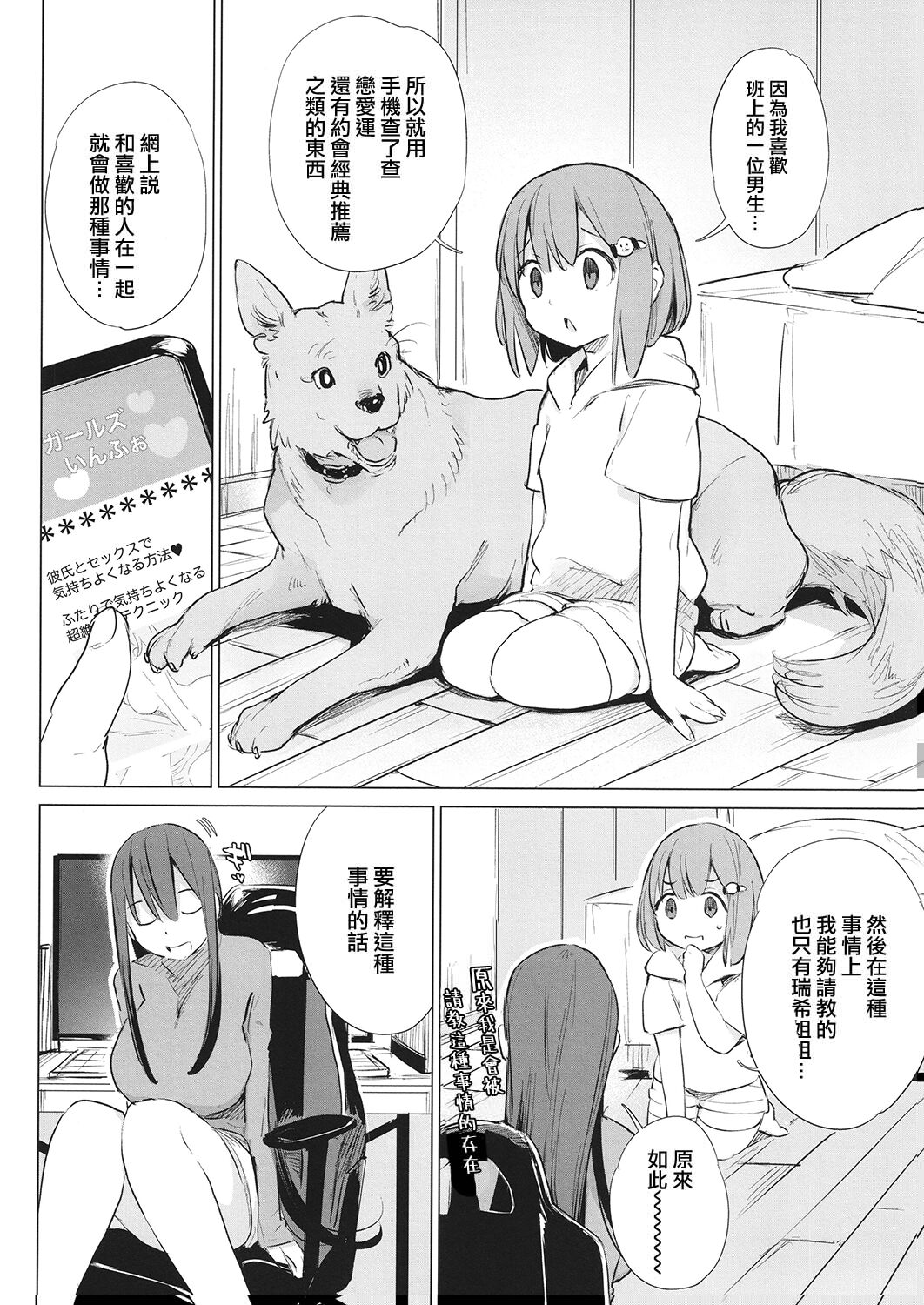 近所のお姉さんにセックスの質問をしたら犬姦をすすめられた話 page 2 full