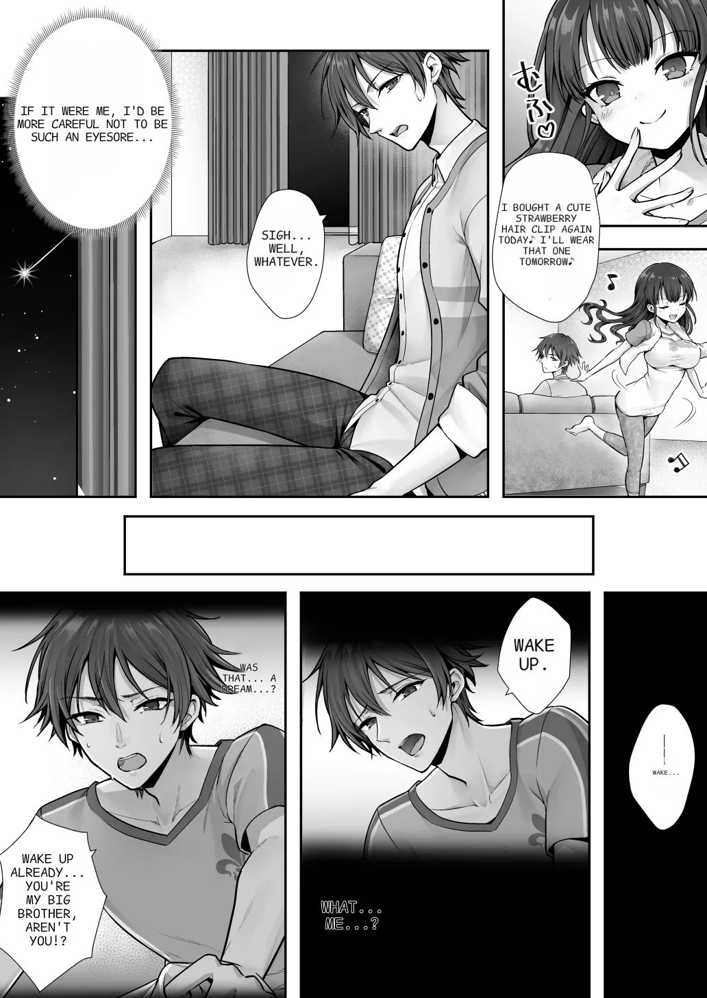 Imouto to Irekawatta Onii-chan wa, Sono Mama Oishiku Itadakarete shimaimashita. | The Older Brother who was Switched with his Younger Sister is Deliciously Eaten Right Away. page 4 full