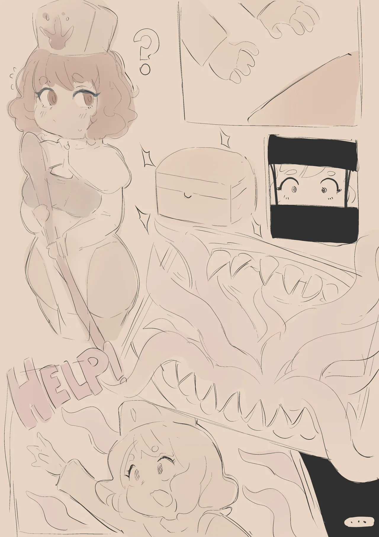 Cleric Taliyah Mimic Comic page 1 full