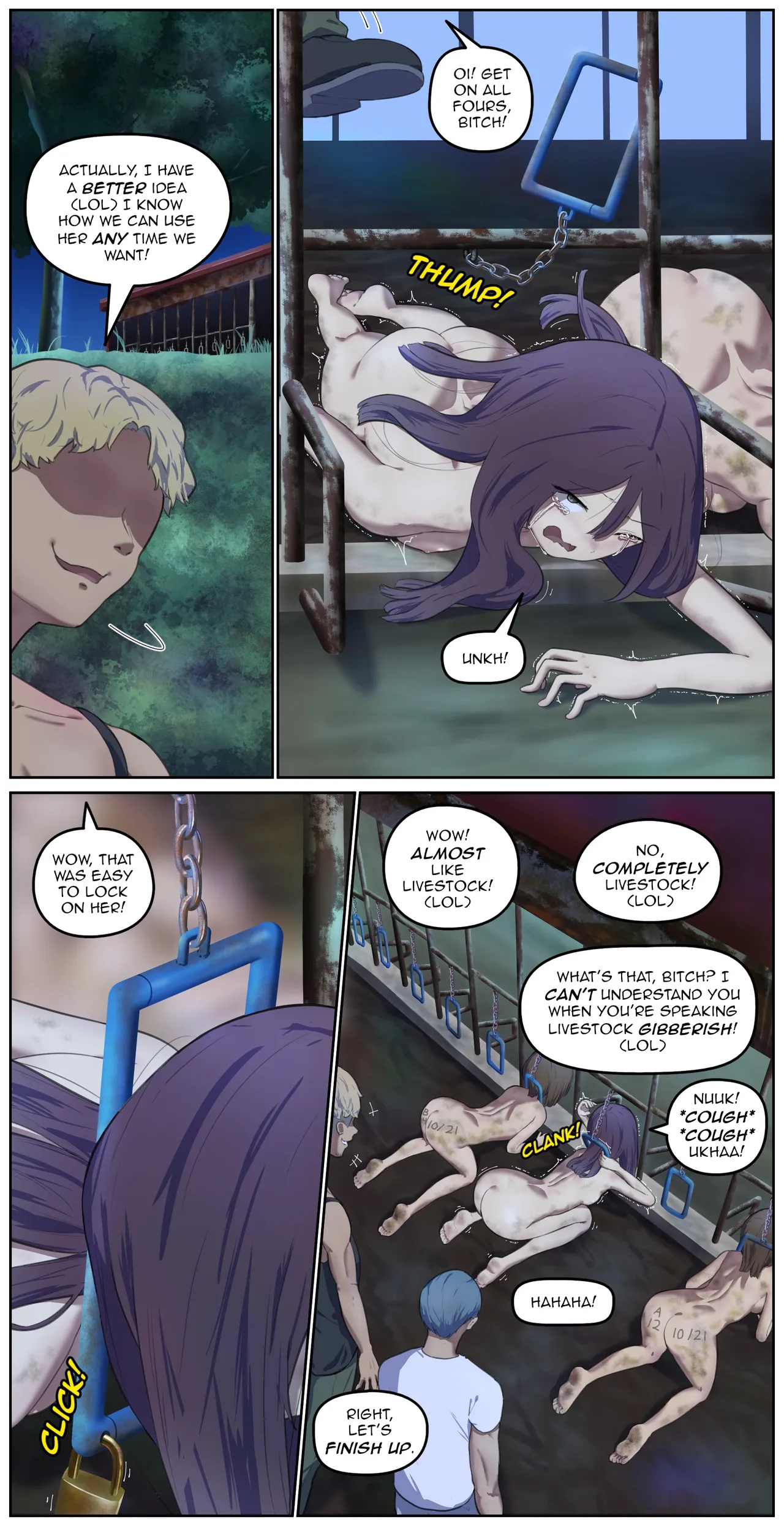 On the way home, at the barn at night part2 【Translated by kochakaden】 page 2 full