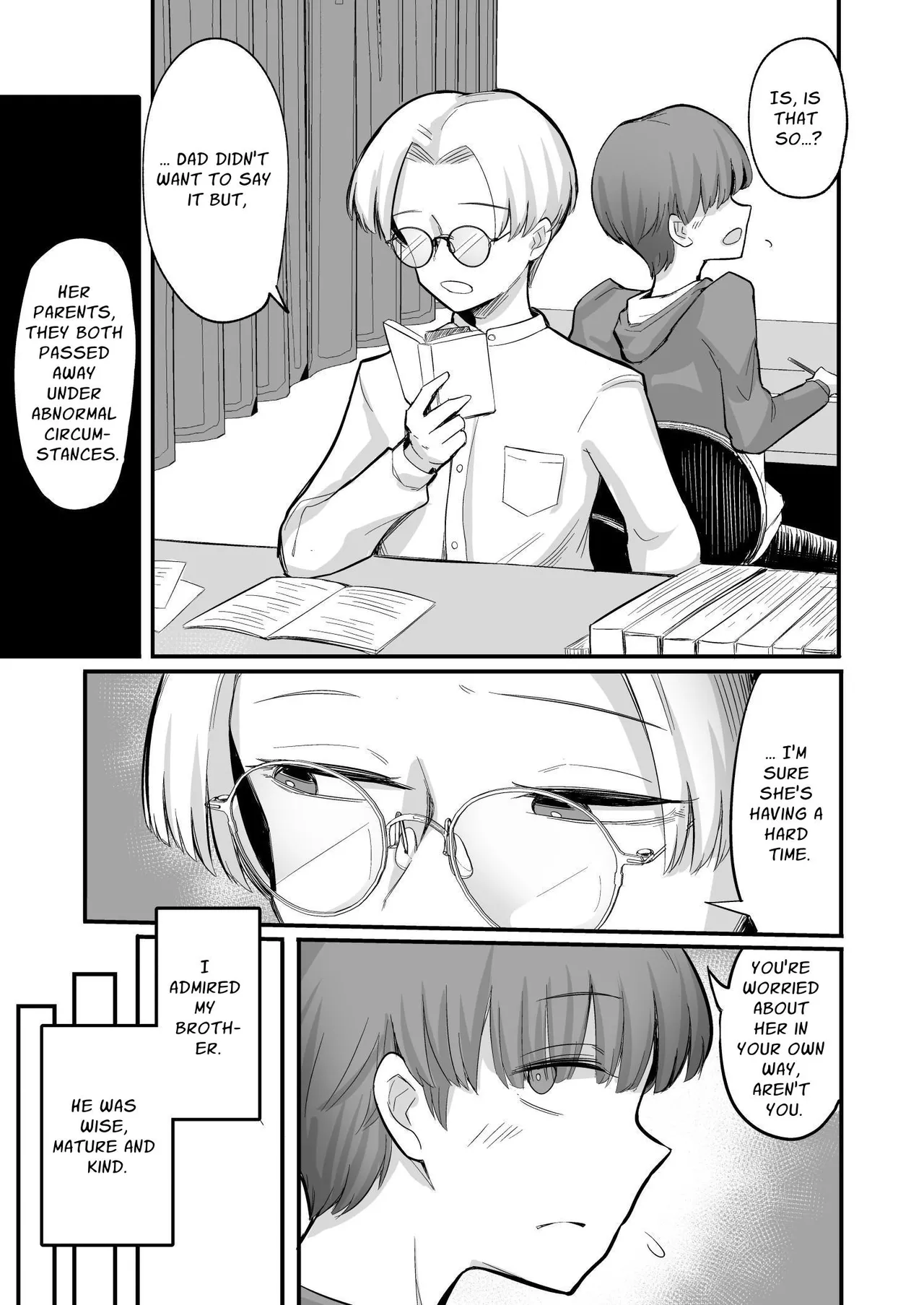 Kanojo ga Boku o Kowashita Hatsukoi no Ako-ne wa Boku no Kazoku to Sex shiteru | She Broke Me ~my first love is fucking my family~ page 9 full