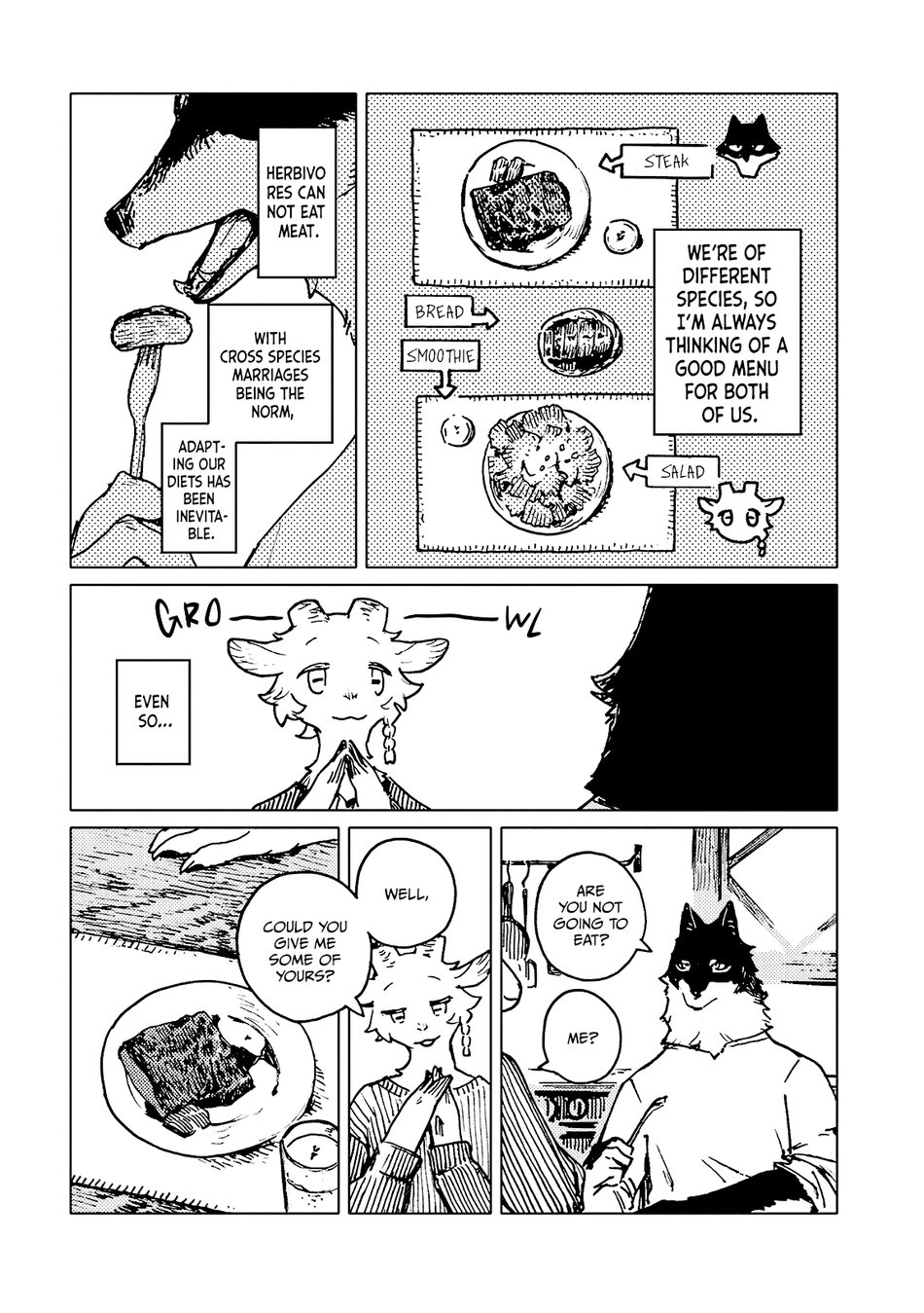 【Nagabe/ながべ】Goat-and-Wolfs-Table page 2 full