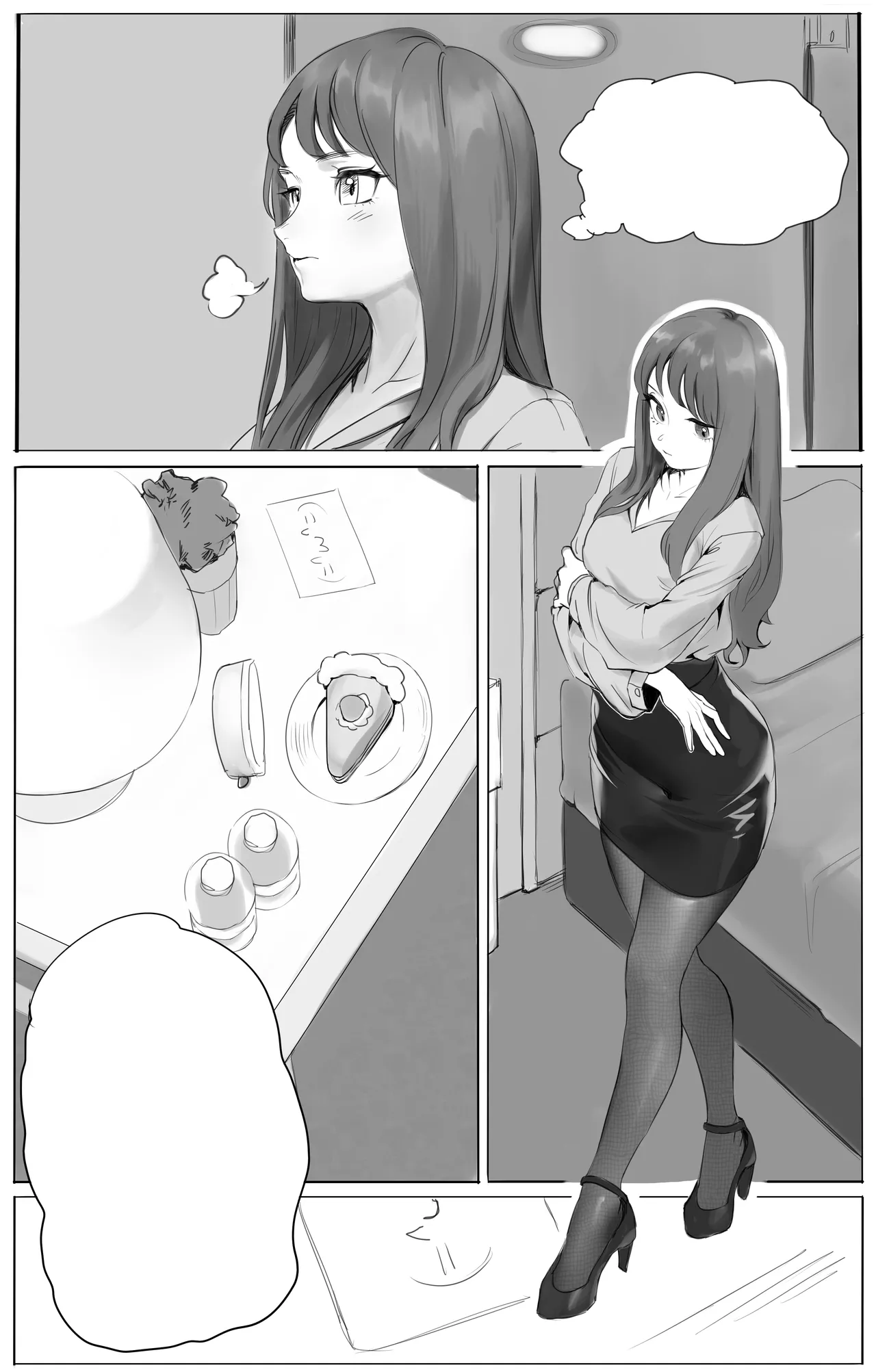 A  fox girl transfur comic page 2 full