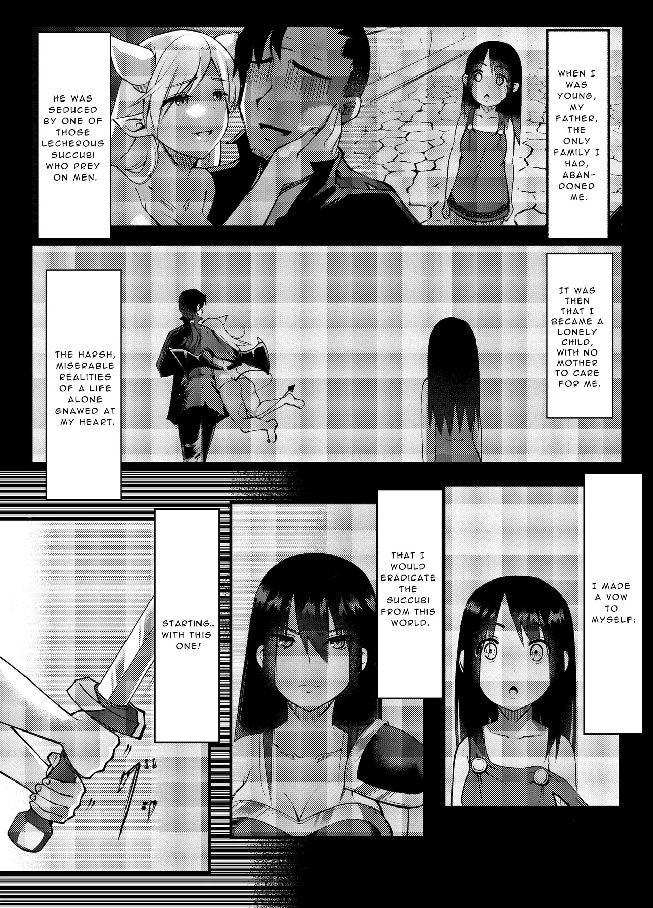 Succubus ni Zanpai Shita Onna Kenshi, Futanari ni Sareru | Defeated by a Succubus: A Swordswoman’s Descent into Dickchick Debauchery page 2 full