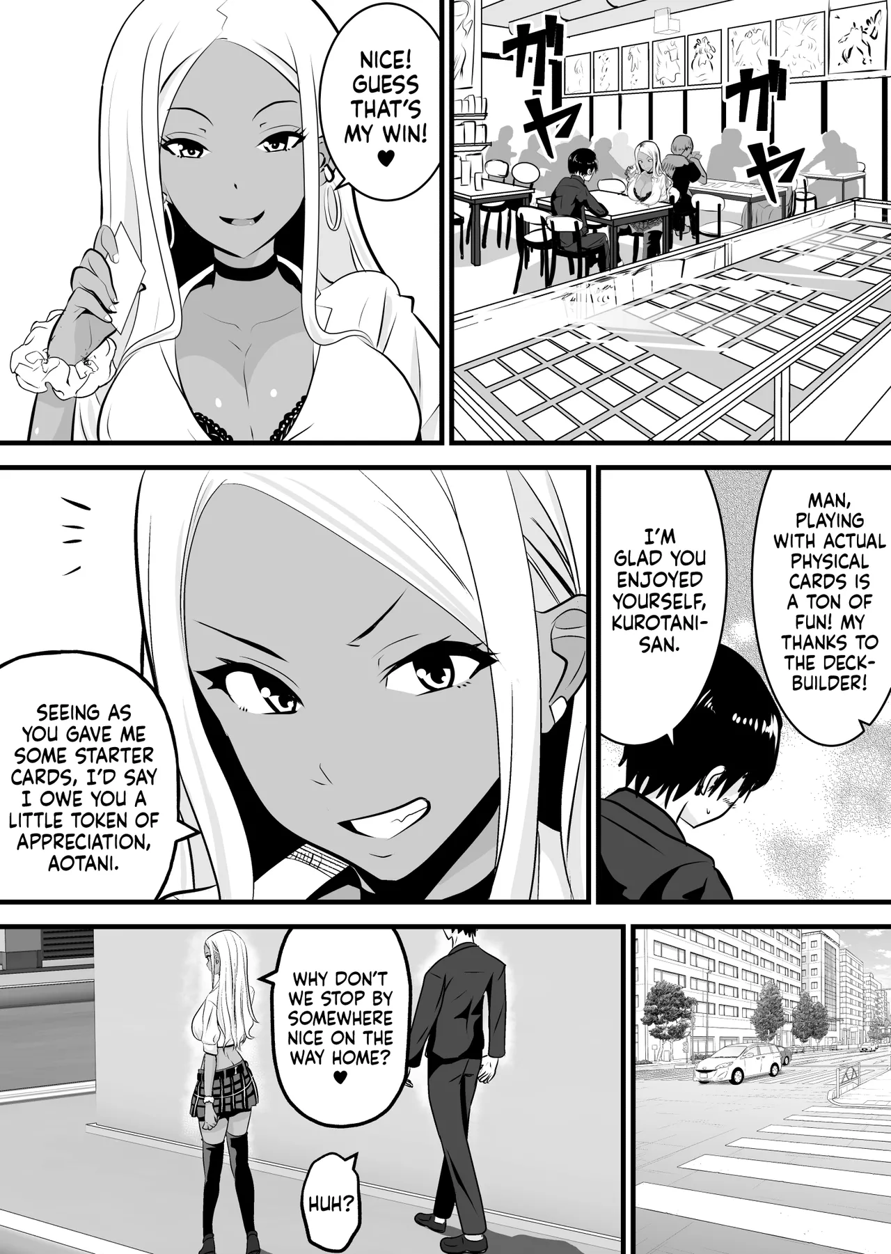 Otaku ni Yasashii Kuro Gal ga Rare Card to Koukan de Sex Sasetekureru ー Nerd-Friendly Choco-Gyaru Will Trade Sex For Rare Cards page 3 full