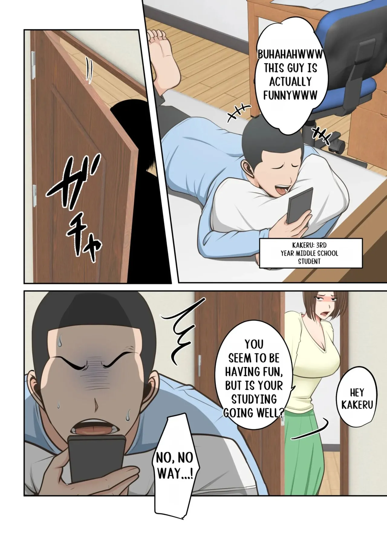 Oni no Kyouiku Mama ga Musuko to Amaama SEX Suru made page 2 full