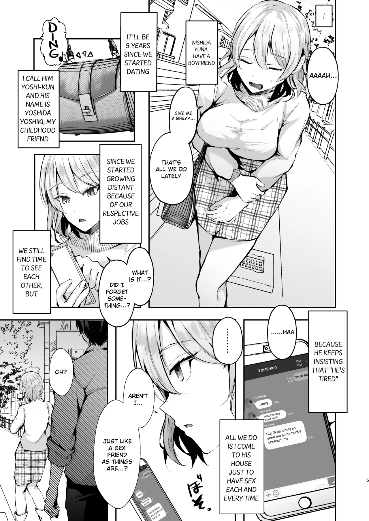 Zakomesu Switch ~Deka Cli Kaihatsu de Netorareta Boku no Kanojo~ page 6 full