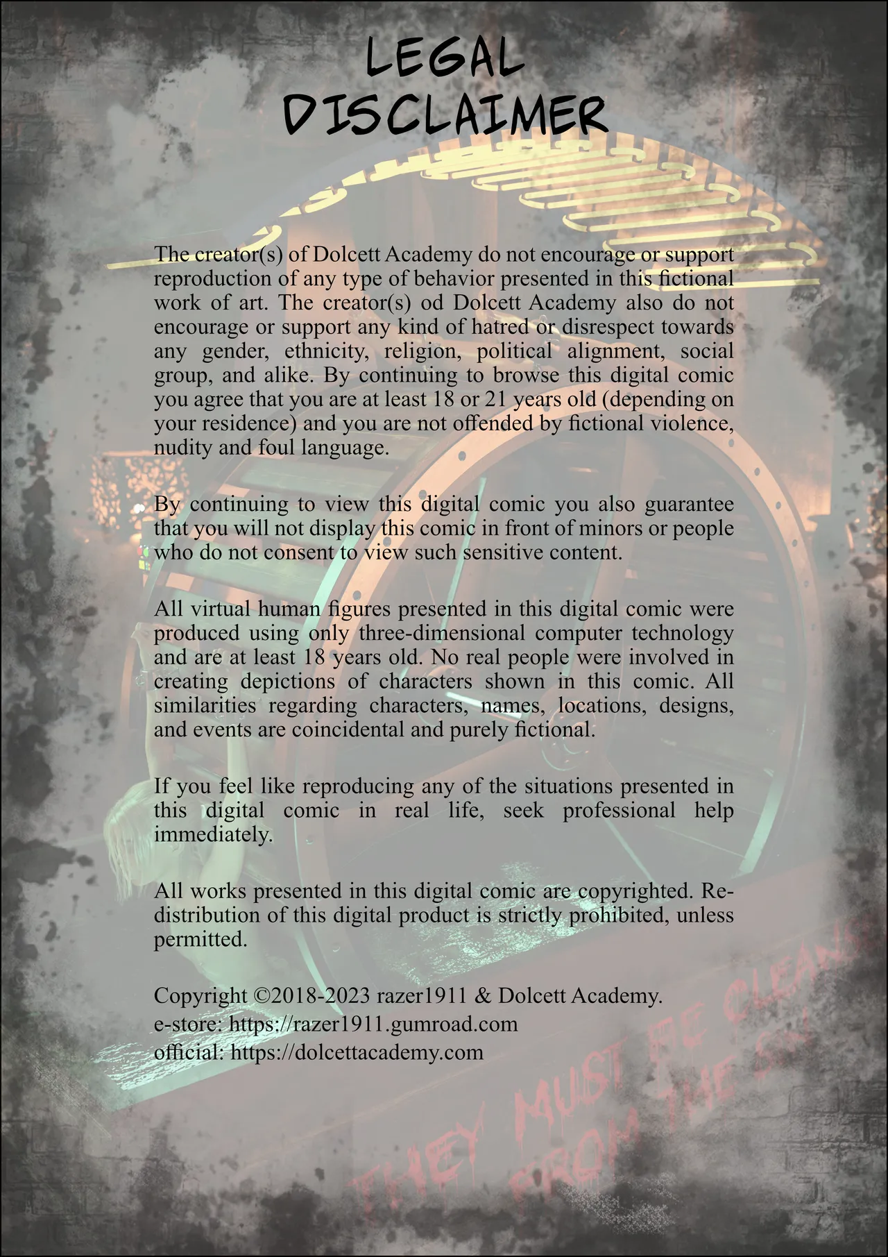 多尔赛特学院起源 #2 - 他们必须从罪恶中被清除 page 2 full