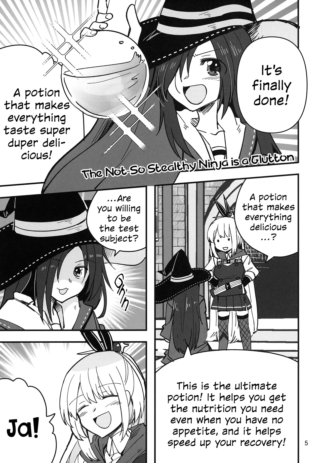 Shinobanu Ninja wa Kuishinbou | The Not-So Stealthy Ninja is a Glutton page 5 full