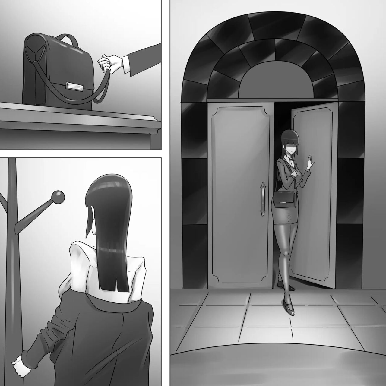 Uncondom Choushin Onee-san wa Mainichi Pet Kitanaji-san to Hentai Dappun Anal Fuck Shiteiru. | Uncondom - Tall lady has perverted defecation anal sex with her pet filthy old man every day. page 2 full