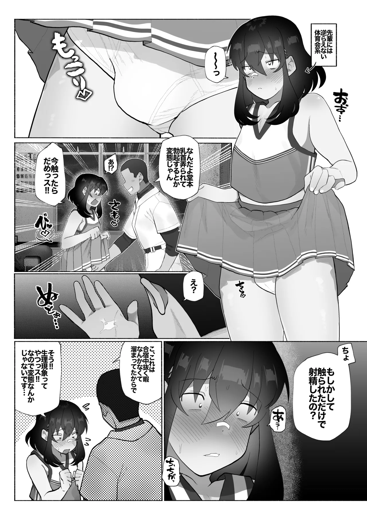 合宿で性欲がたまったので野球部坊主後輩を女装させてブチ○す。 page 8 full