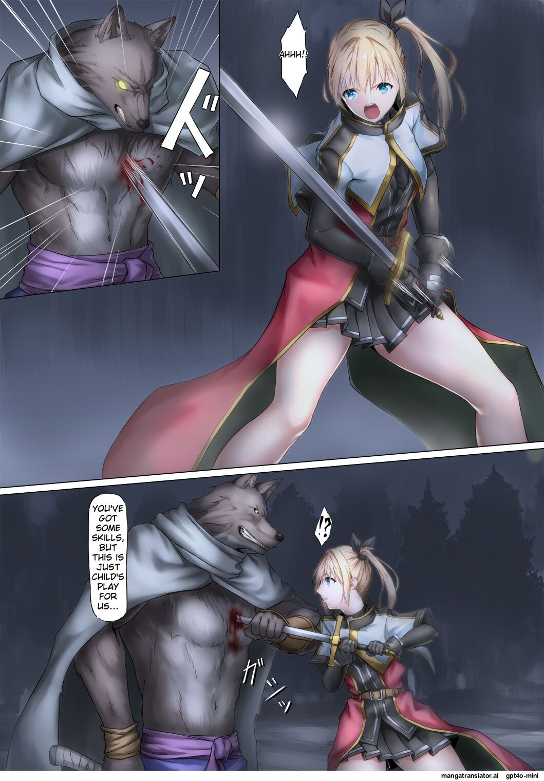 Hardship of a Knightess who Fell Captive to Beastmen page 3 full