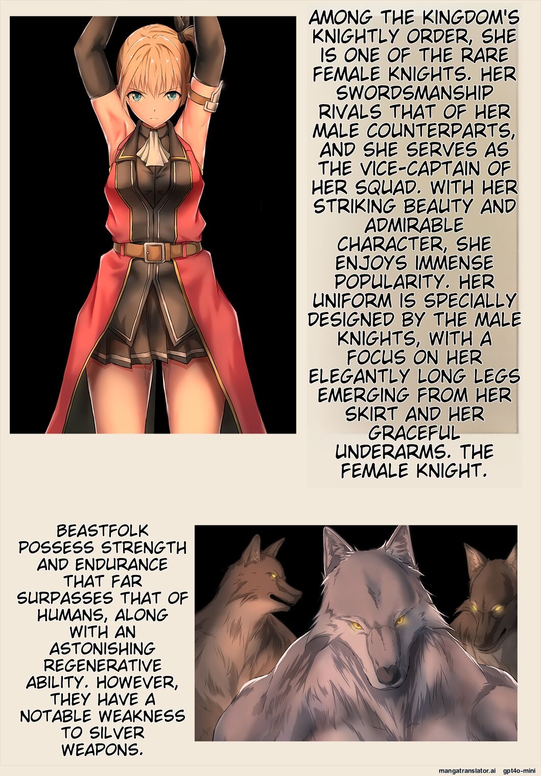 Hardship of a Knightess who Fell Captive to Beastmen page 7 full