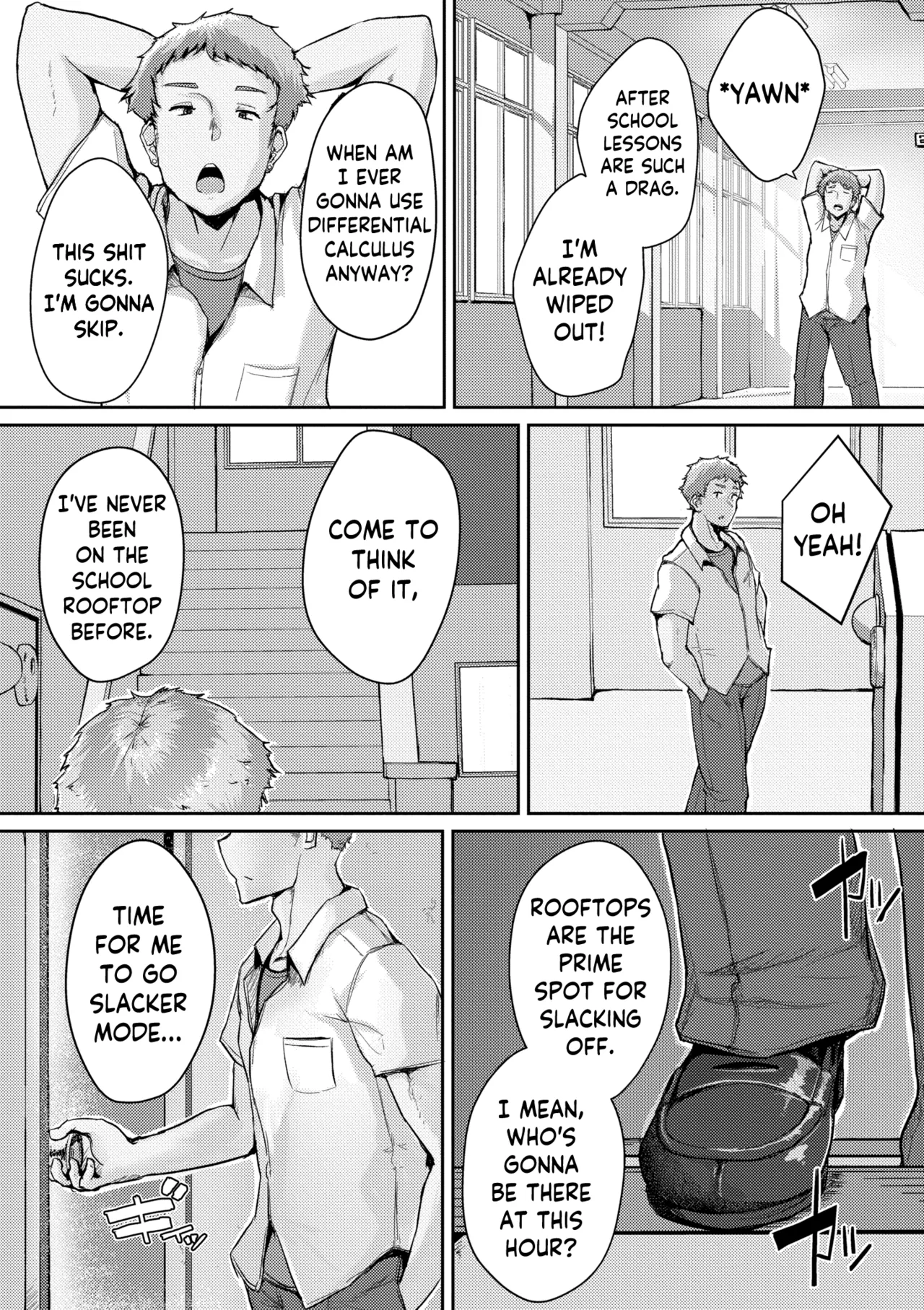 Muchi Pocha JK Fuuki Iin to Himitsu no Okujou | Super Thicc Schoolgirls: The Disciplinary Committee Girl's Rooftop Secret page 4 full