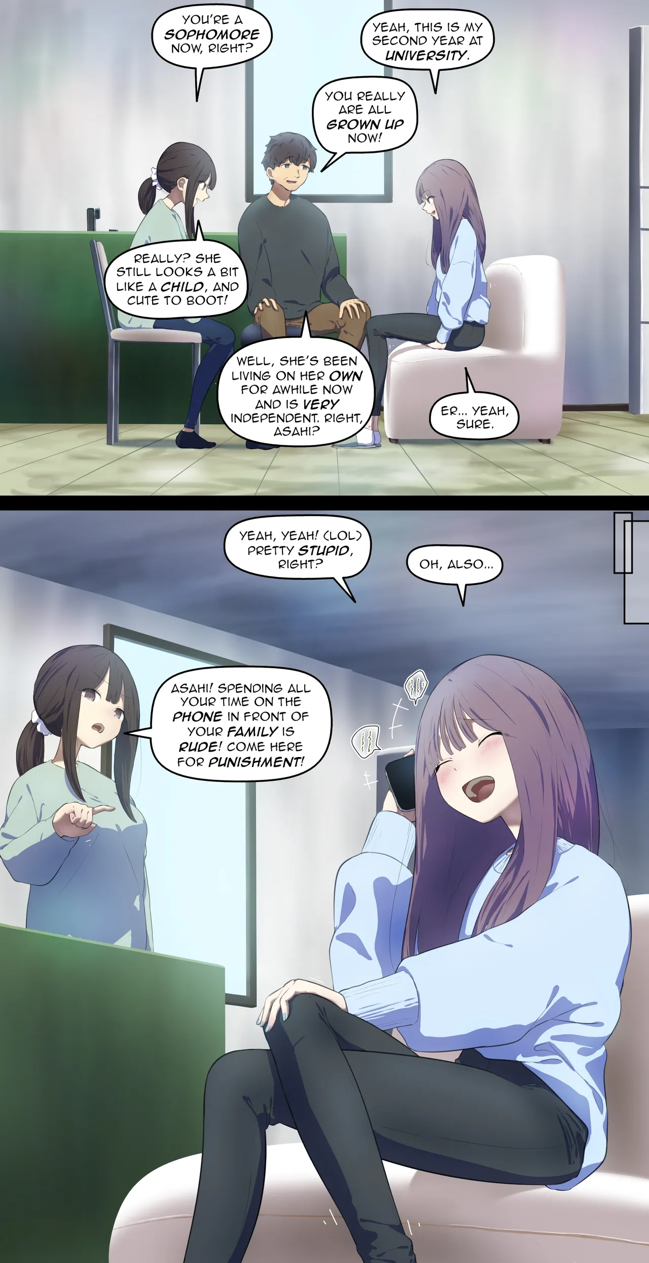 My father remarried, so I went to say hello… 【Translated by kochakaden】 page 2 full