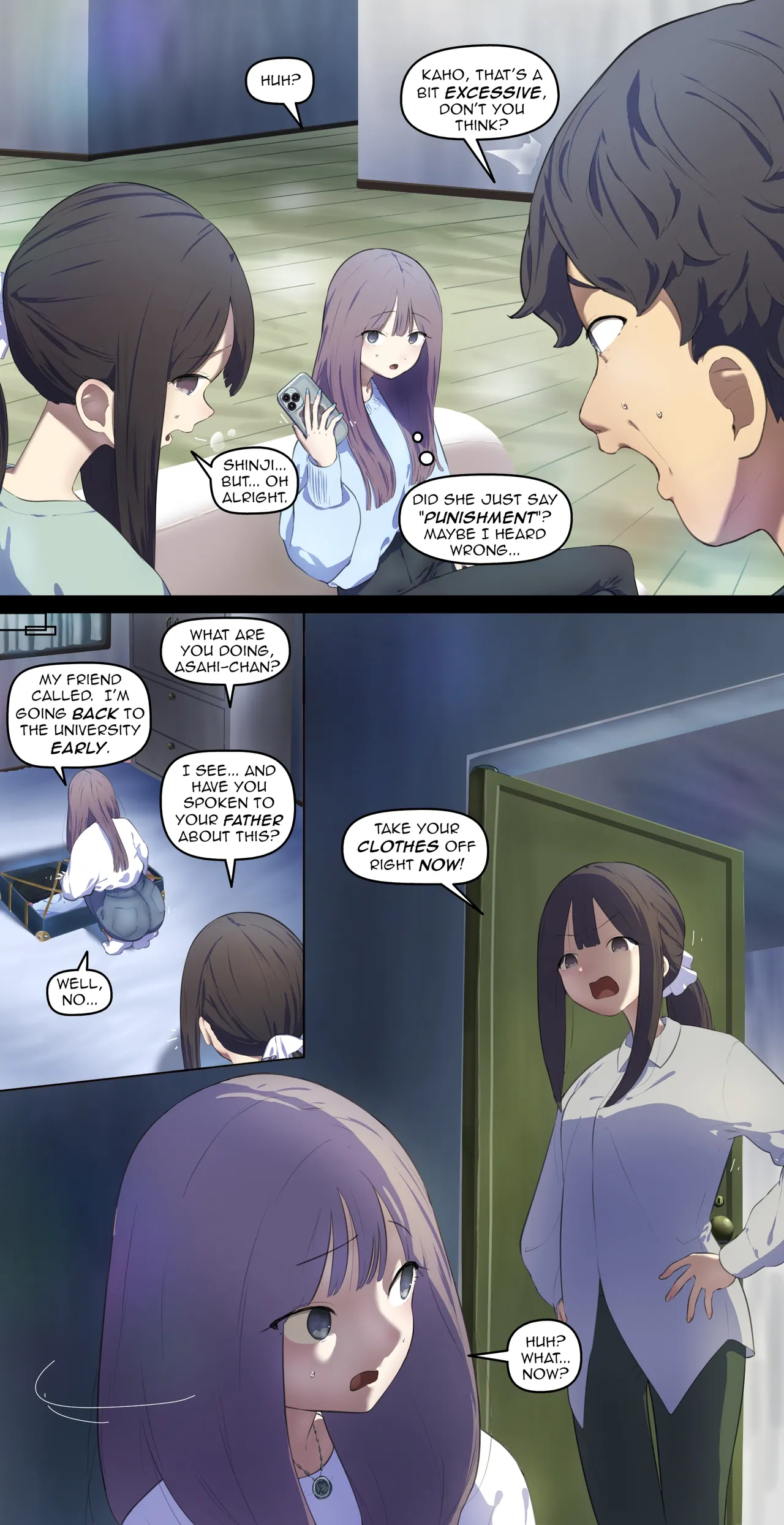 My father remarried, so I went to say hello… 【Translated by kochakaden】 page 3 full