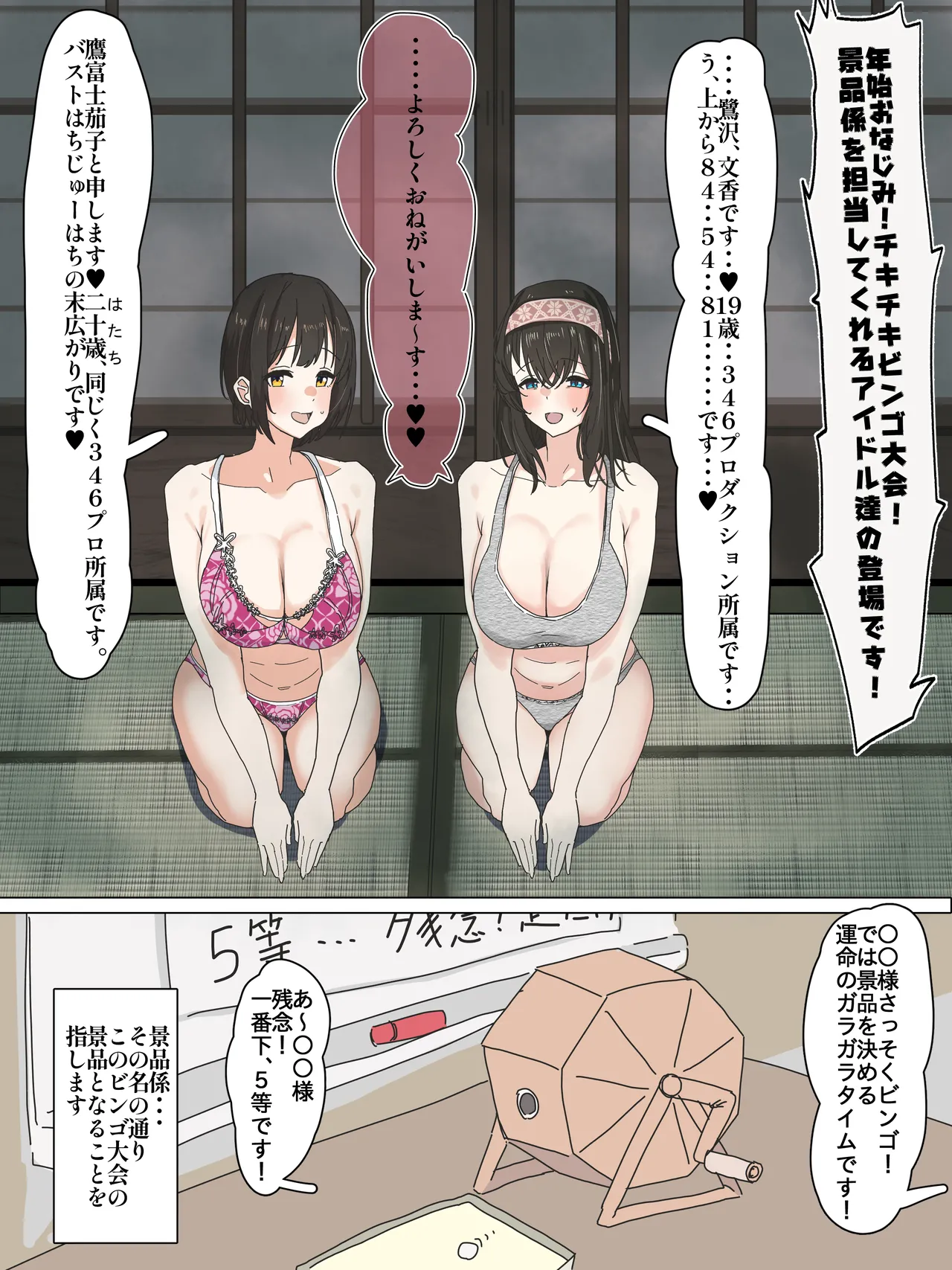 ド助平ビンゴゲームの景品係になっちゃった文香と茄子さん page 2 full