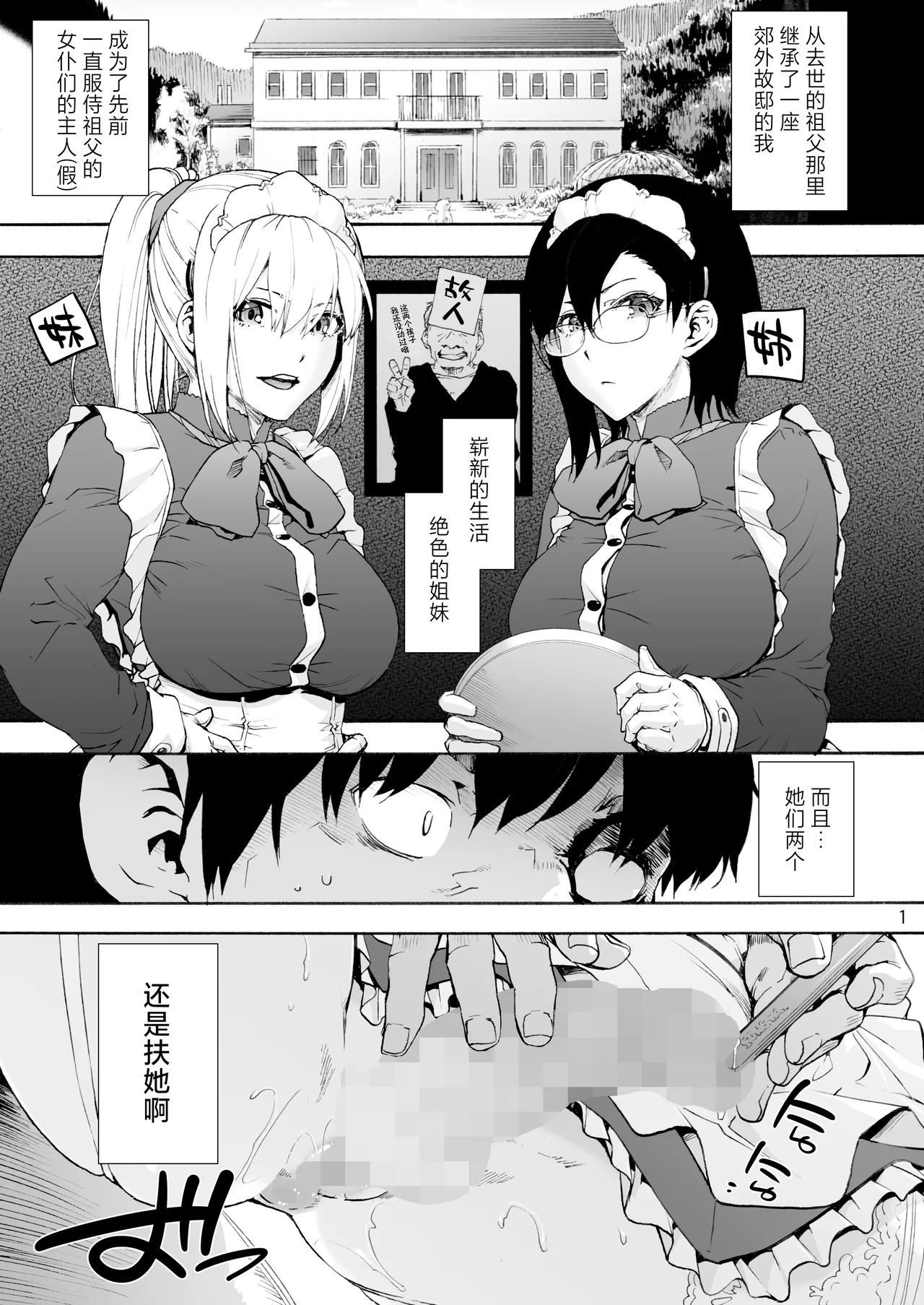 Sousou Meikan 2 - Futanari Maid-san-tachi wa Seiyoku ga Tsuyoi | 双奏鸣馆 2 扶她女仆小姐们的性欲如狼似虎 page 3 full
