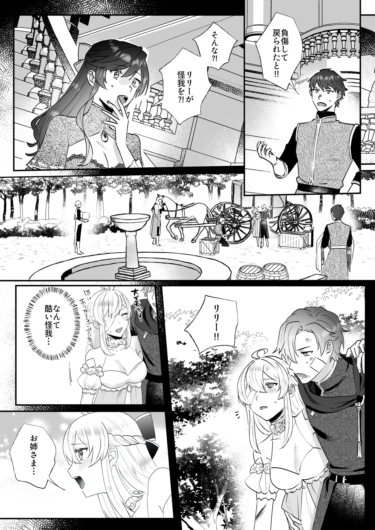 Danzai Route o Kaihi Shiyou to Shita Akuyaku Reijou wa Futanari Seijo no Imouto ni Dekiai Saremashita 2 page 5 full
