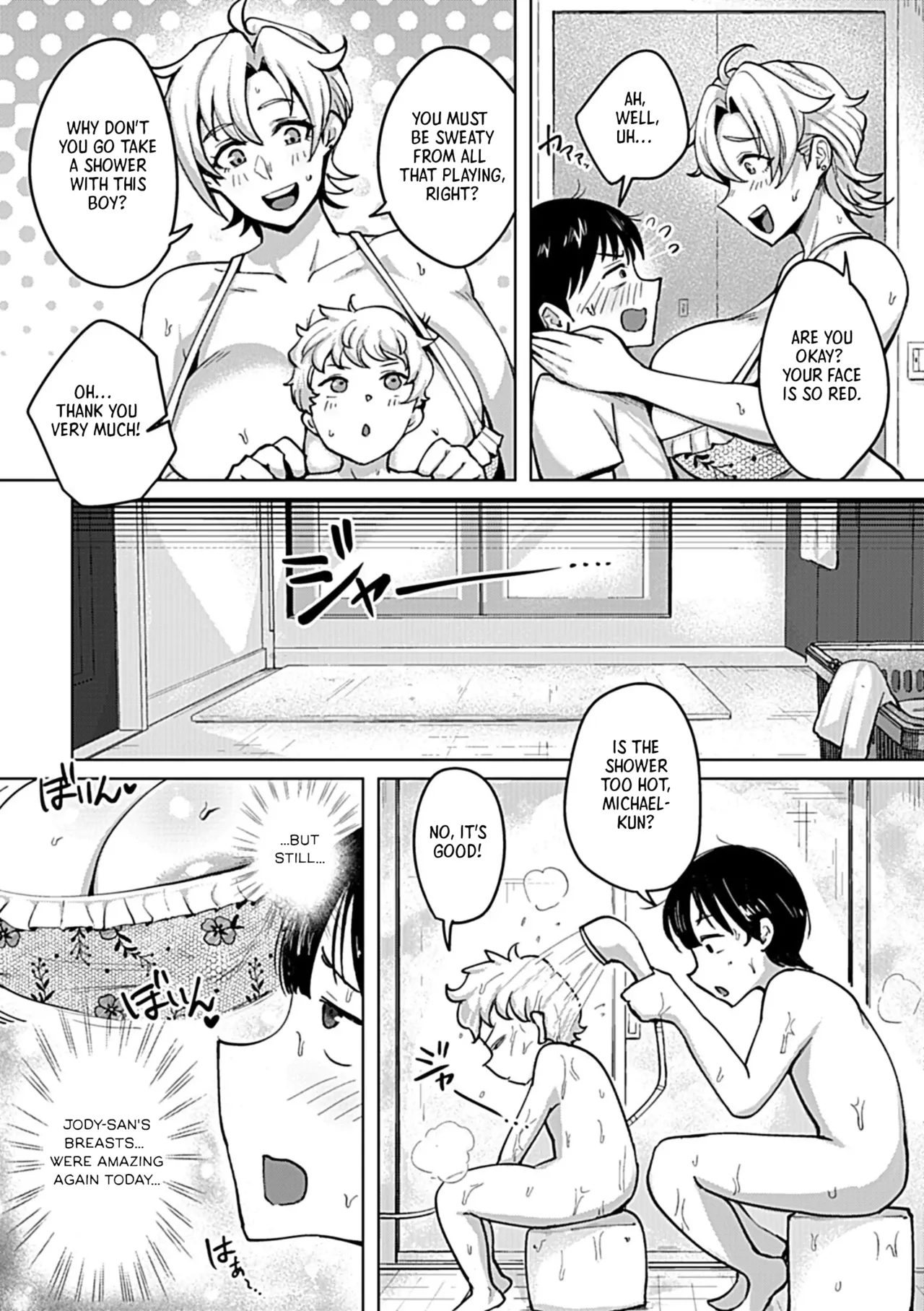 My Sexual Skinship with Jody, a Blonde Busty Married Woman | Kinpatsu Kyonyuu Hitodzuma Jodie-san no EchiEchii Sukinshippu page 4 full