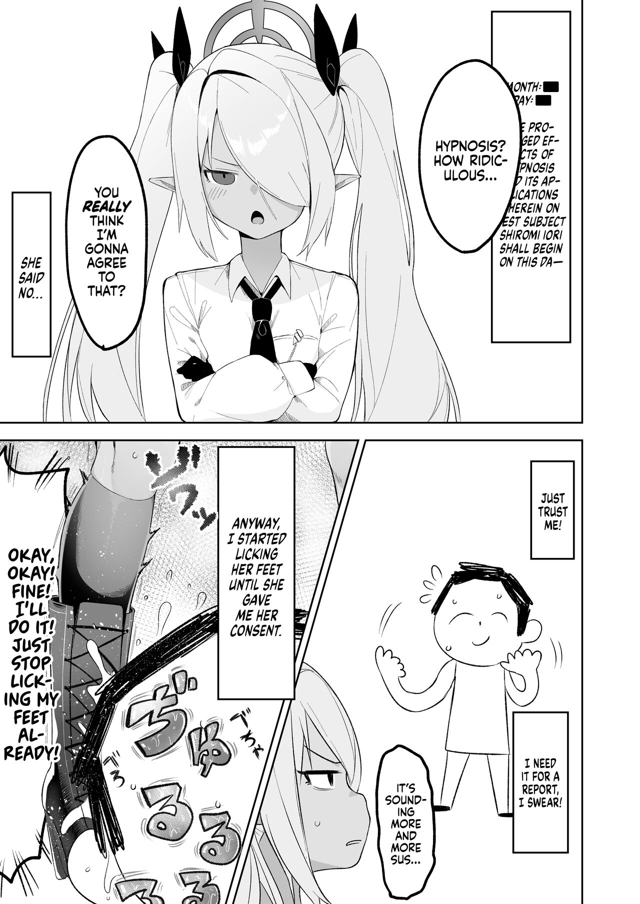 Shiromi Iori o Hypno-ru. | Shiromi Iori Gets Hypnotized. page 2 full