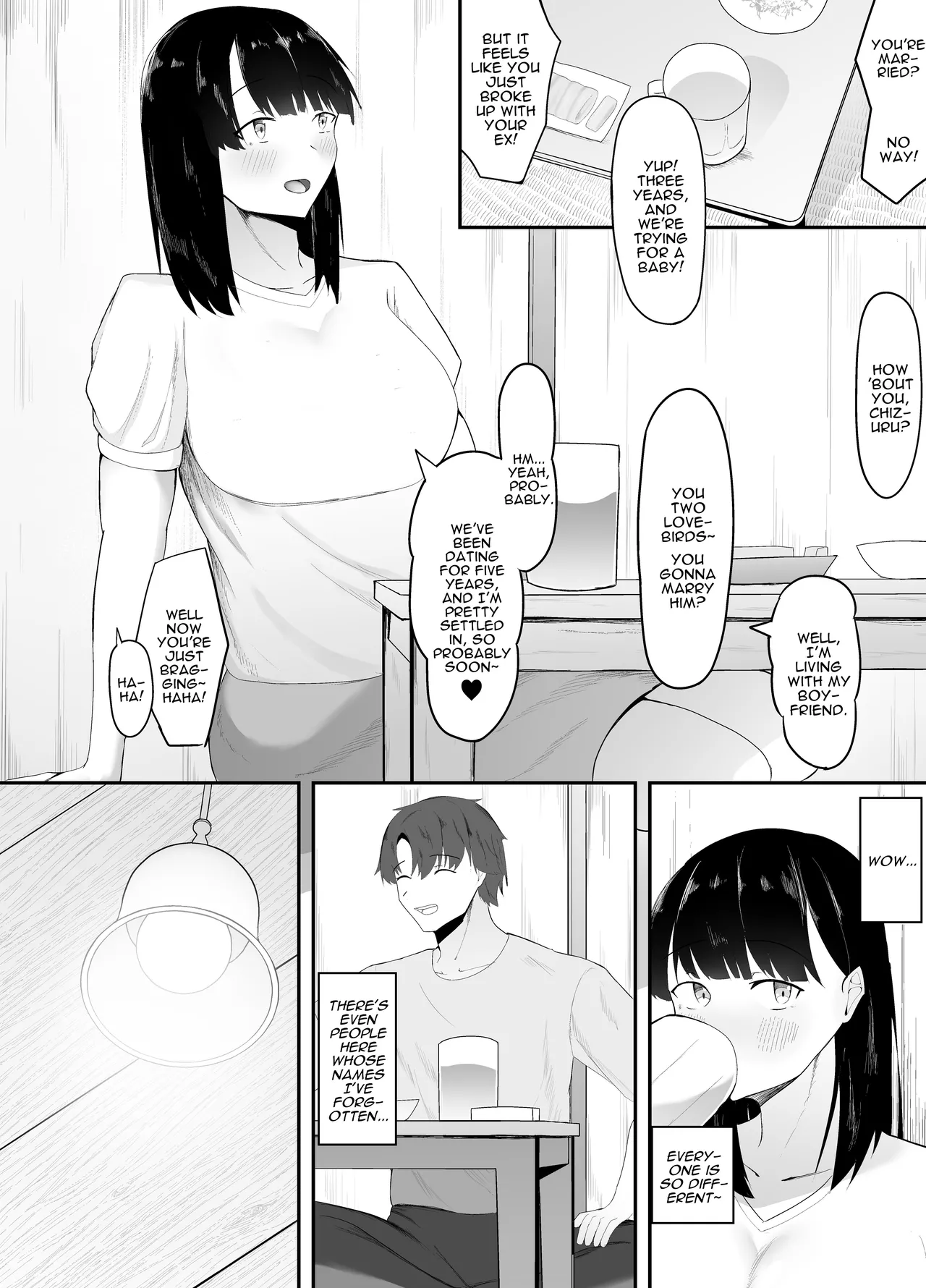 Sei no Mezame ~Dousoukai de Saikai Shita Otoko ni Netorareru~ | Sexual Enlightenment ~Cucked By A Guy At My Reunion~ page 4 full