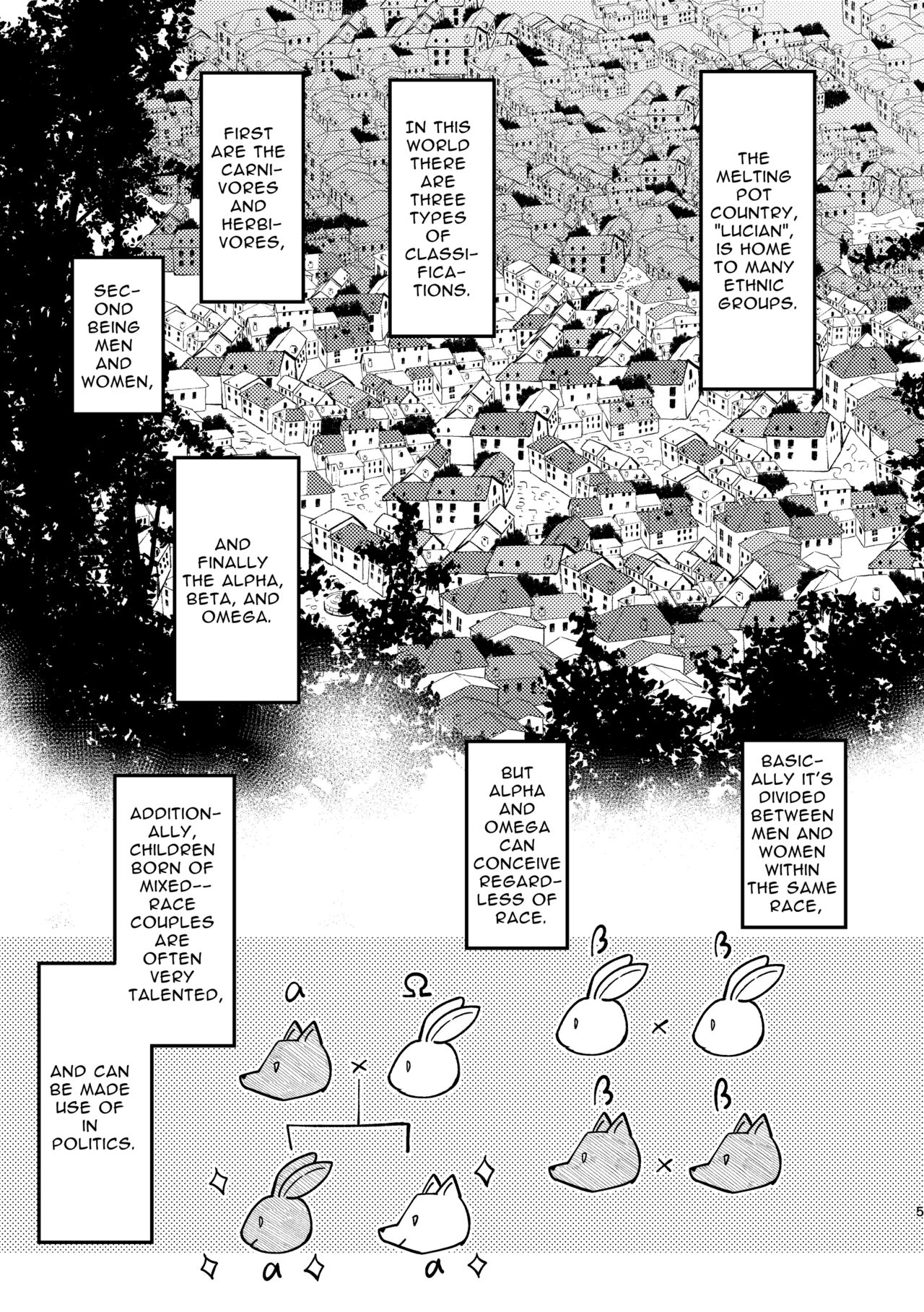 Usagi Reijou to Ookami Reisoku  | Omega Rabbit and Alpha Wolf page 4 full