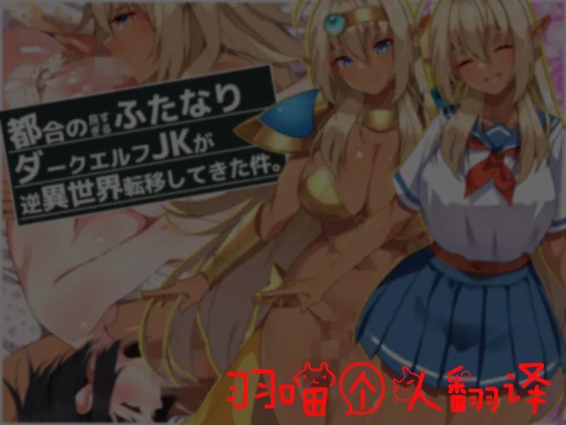 Tsugou no Yosugiru Futanari Dark Elf JK ga Gyaku Isekai Teni shitekita Ken page 1 full