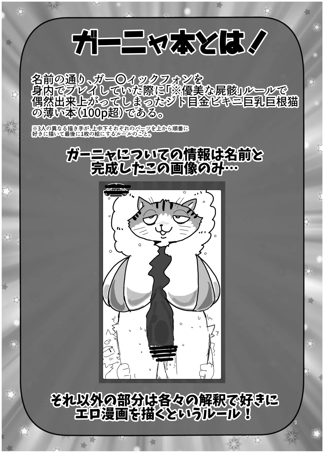 ガー〇ィックフォンで偶然生まれた猫の本 略してガーニャ本 page 2 full